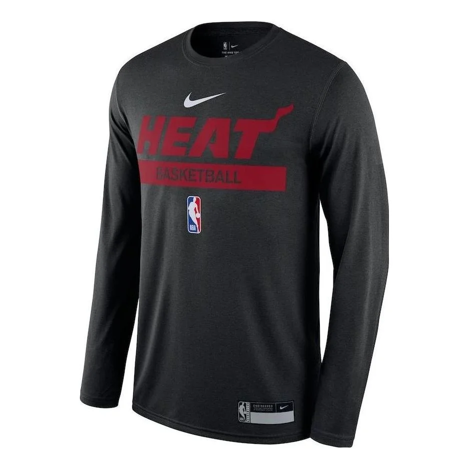 Nike x NBA 22-23 전설 On-Court Practice 성능 긴 소매 티셔츠 '미미 열' DR6526-010 - 1