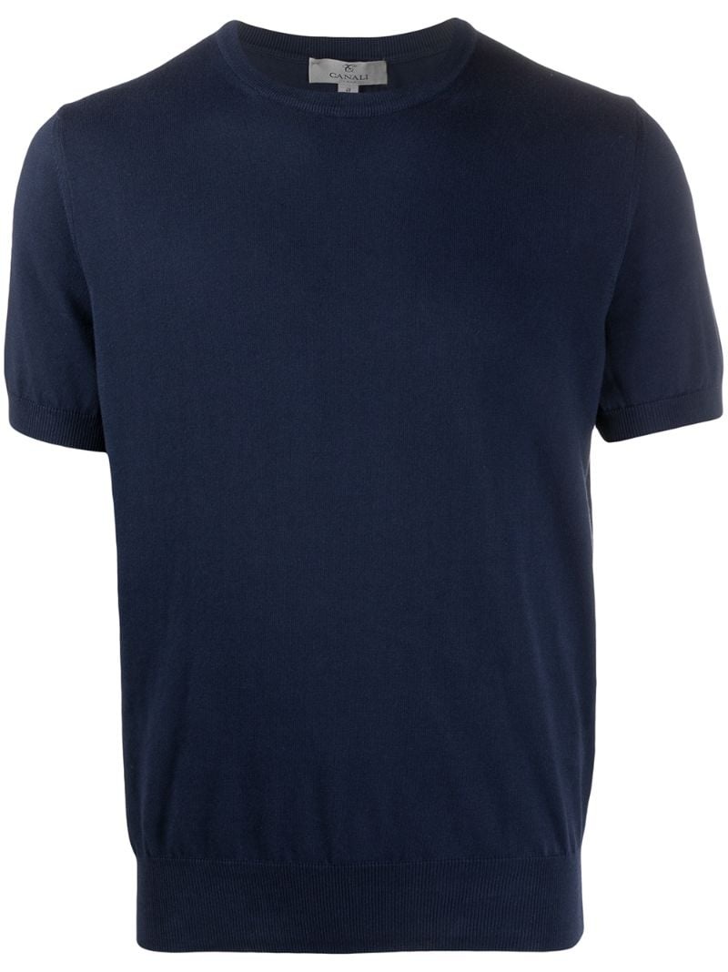 knitted short-sleeve T-shirt - 2