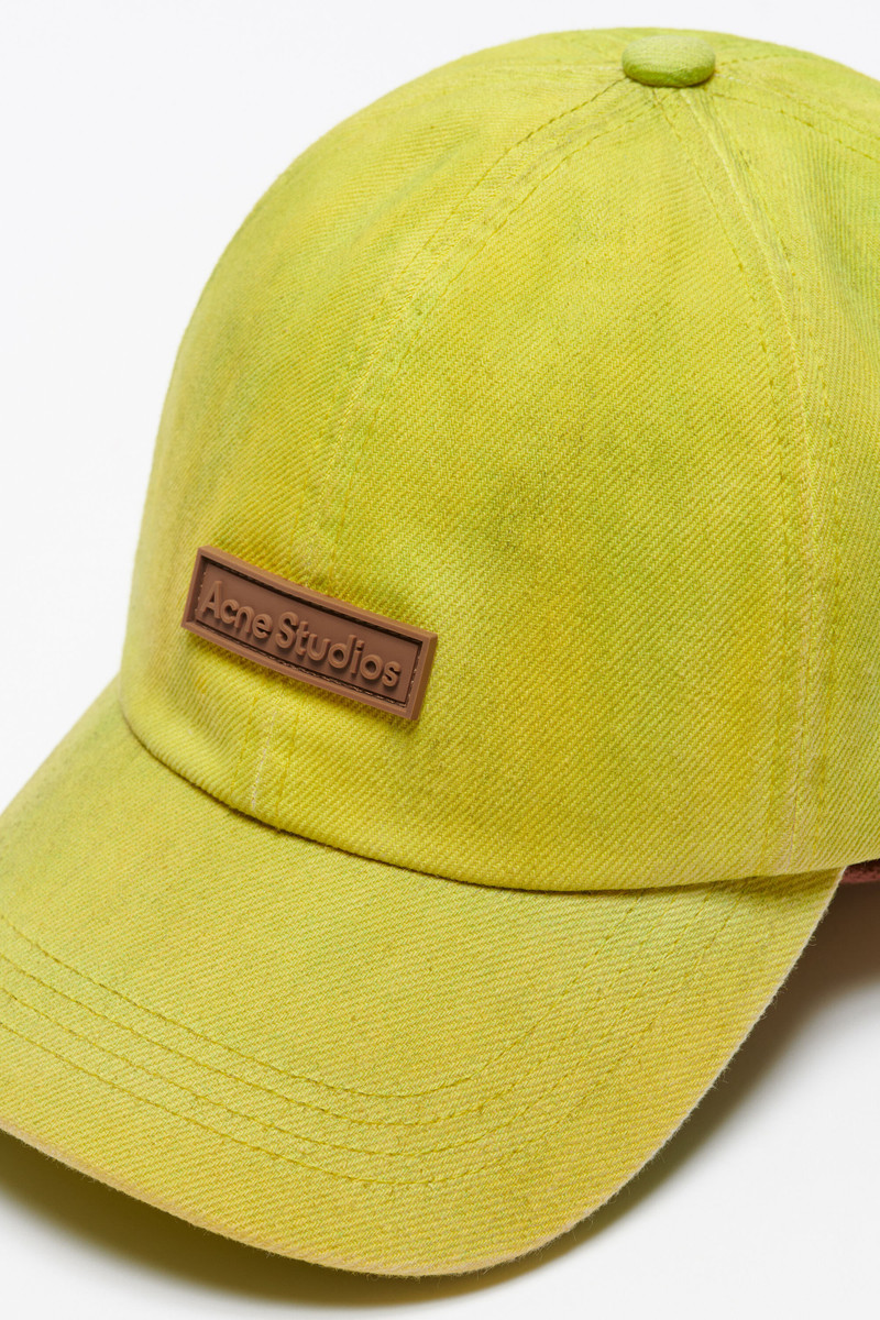 Denim cap - Neon yellow 5