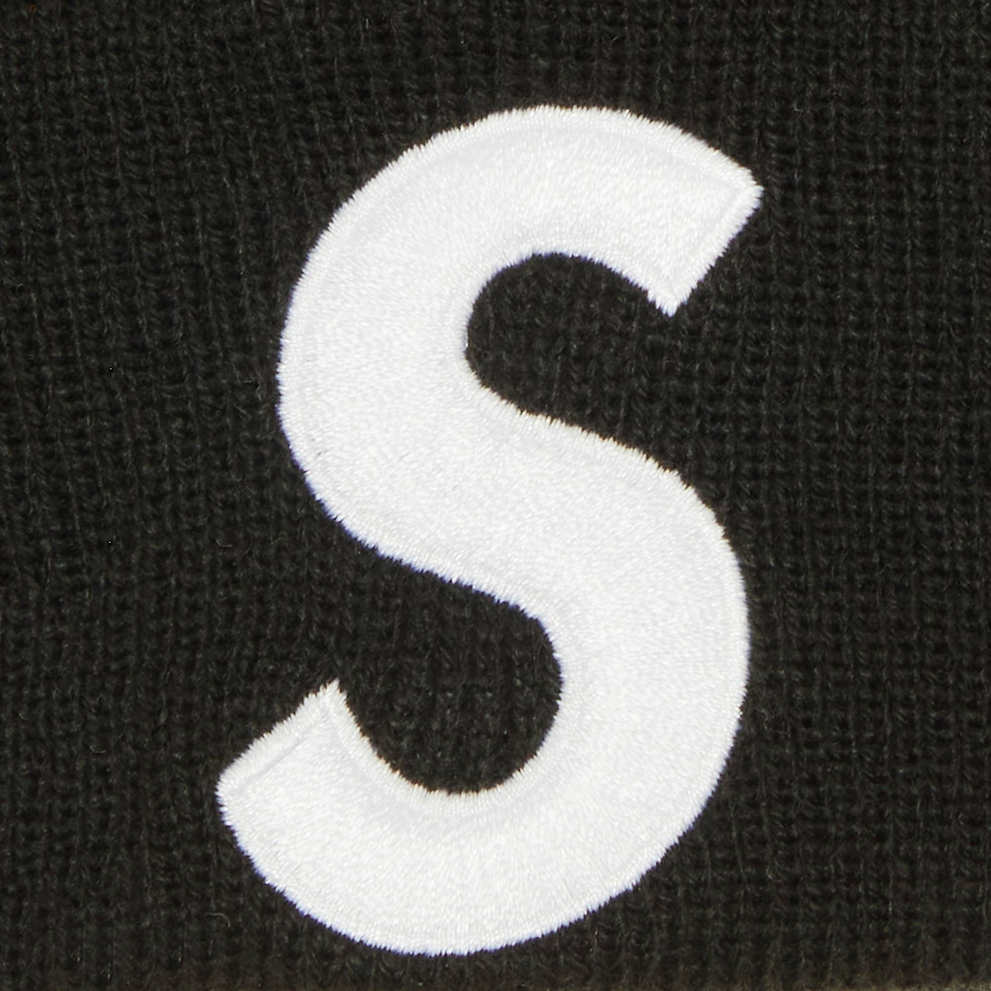 Supreme x New Era S Logo Beanie 'Black' - 3