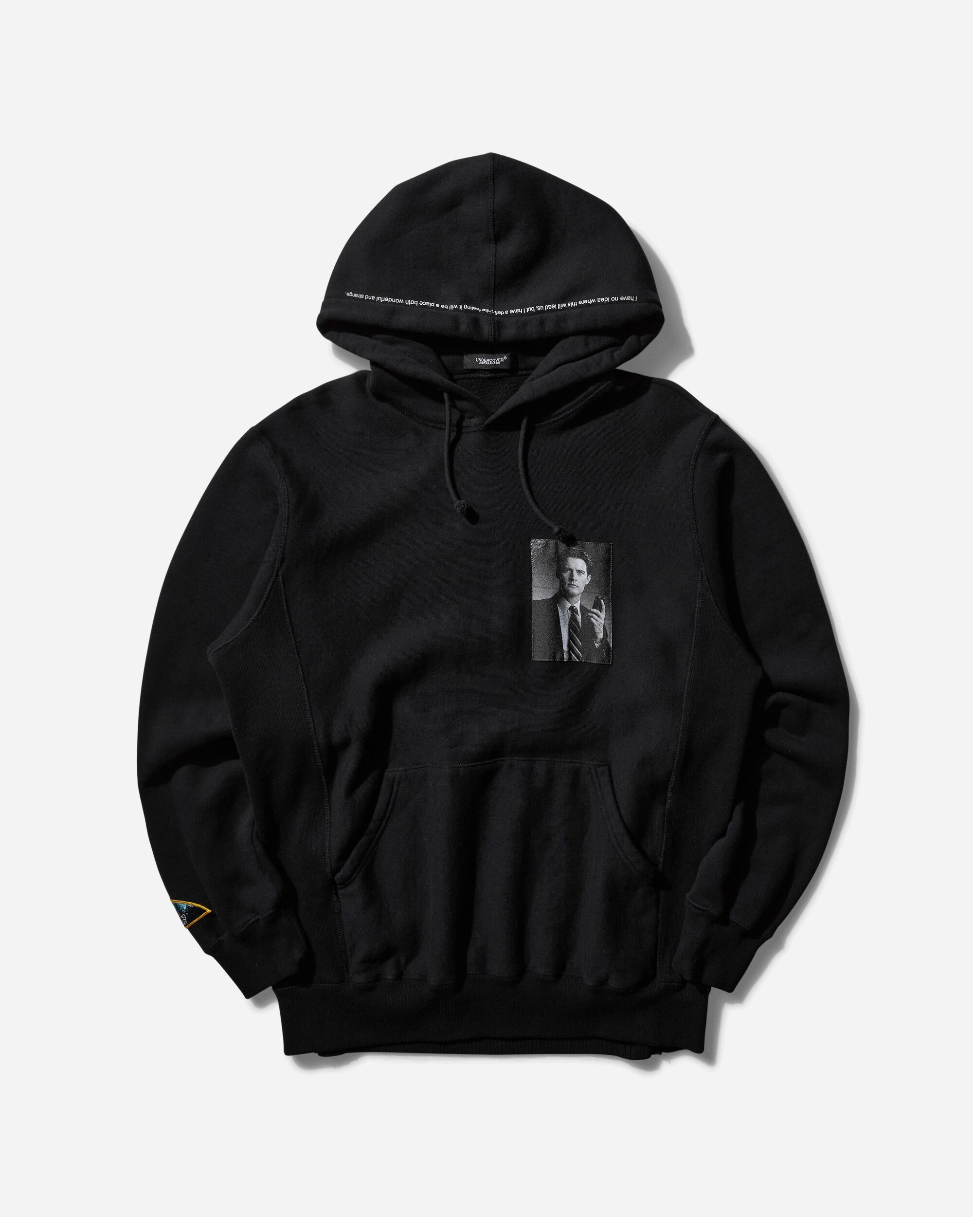 UNDERCOVER Twin Peaks Hoodie Black | slamjam | REVERSIBLE