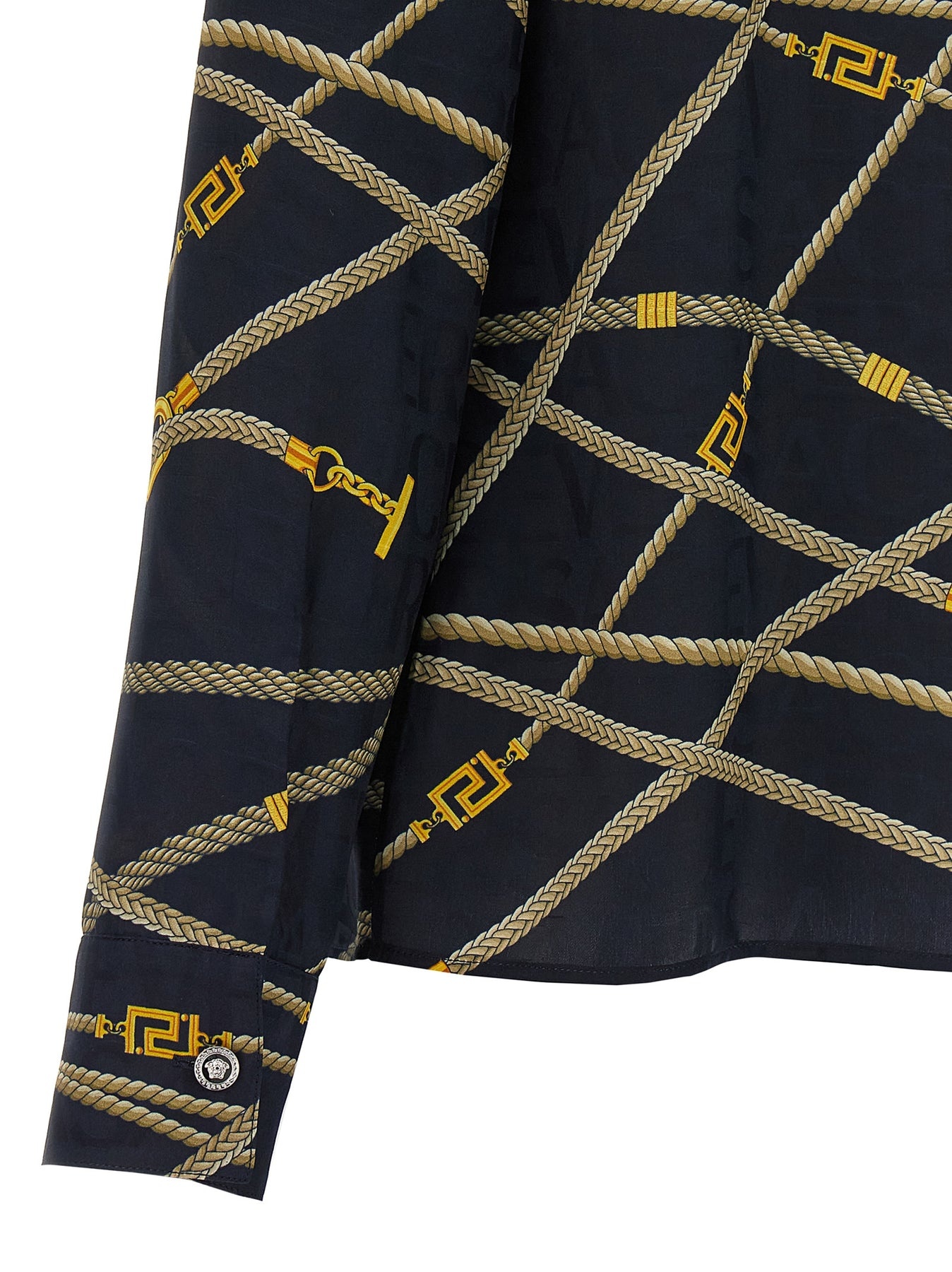 Versace Ropes Shirt, Blouse Multicolor - 4