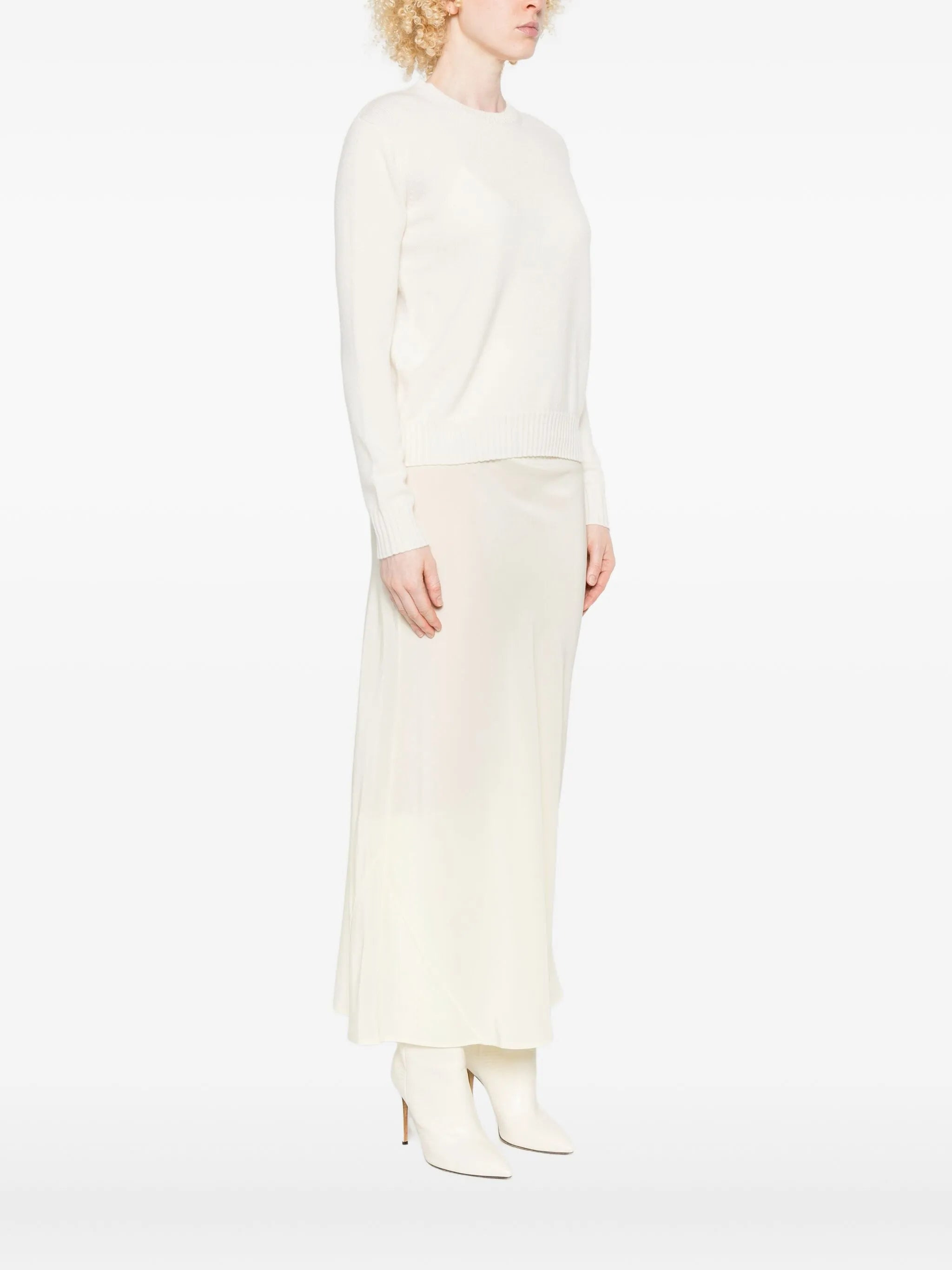 Max Mara Round-neck Long-sleeve Sweater - 4