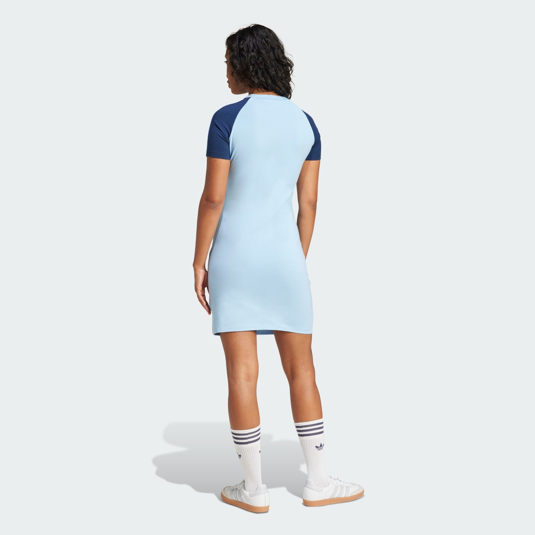 Adicolor 3-Stripes Raglan Short Sleeve Dress - 3