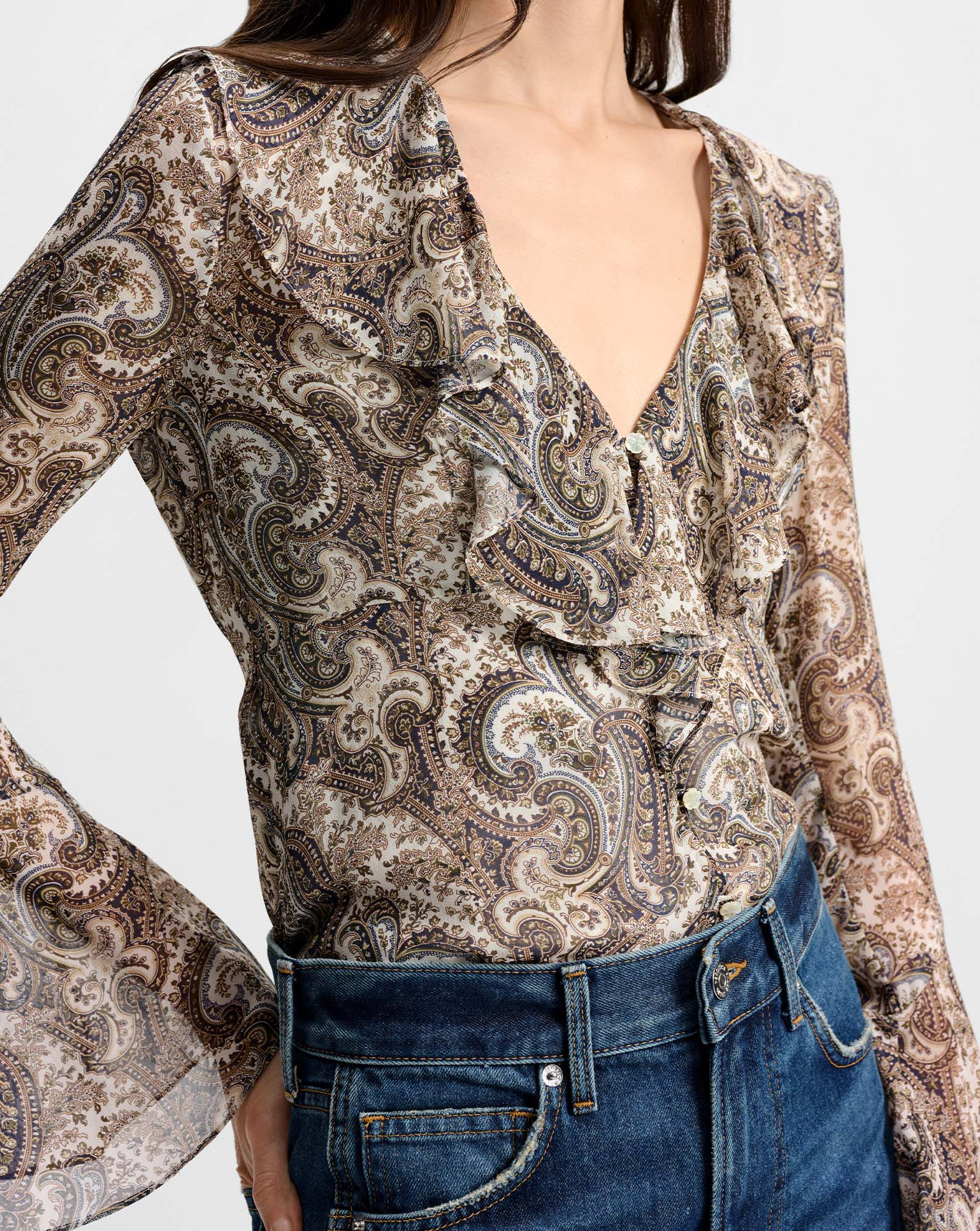 KYRIE SILK BLOUSE - 6