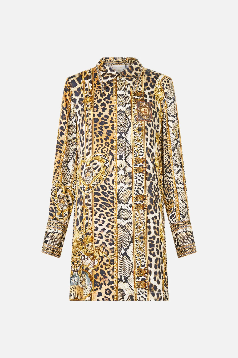MINI SHIRT DRESS LEOPARD LIBERTINE - 1