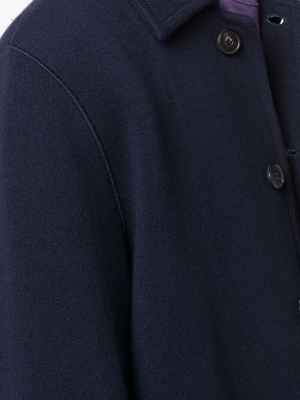 single-breasted tailored coat - 5