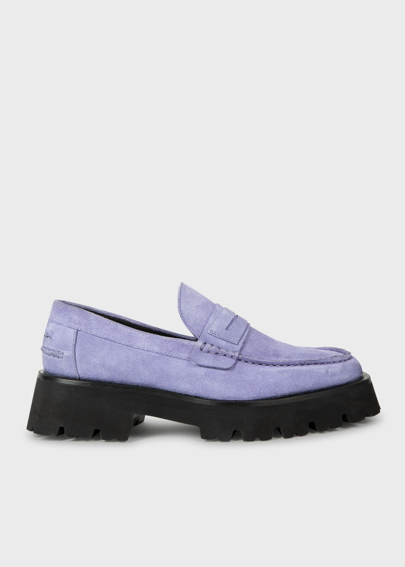 Lilac 'Felicity' Loafers 1