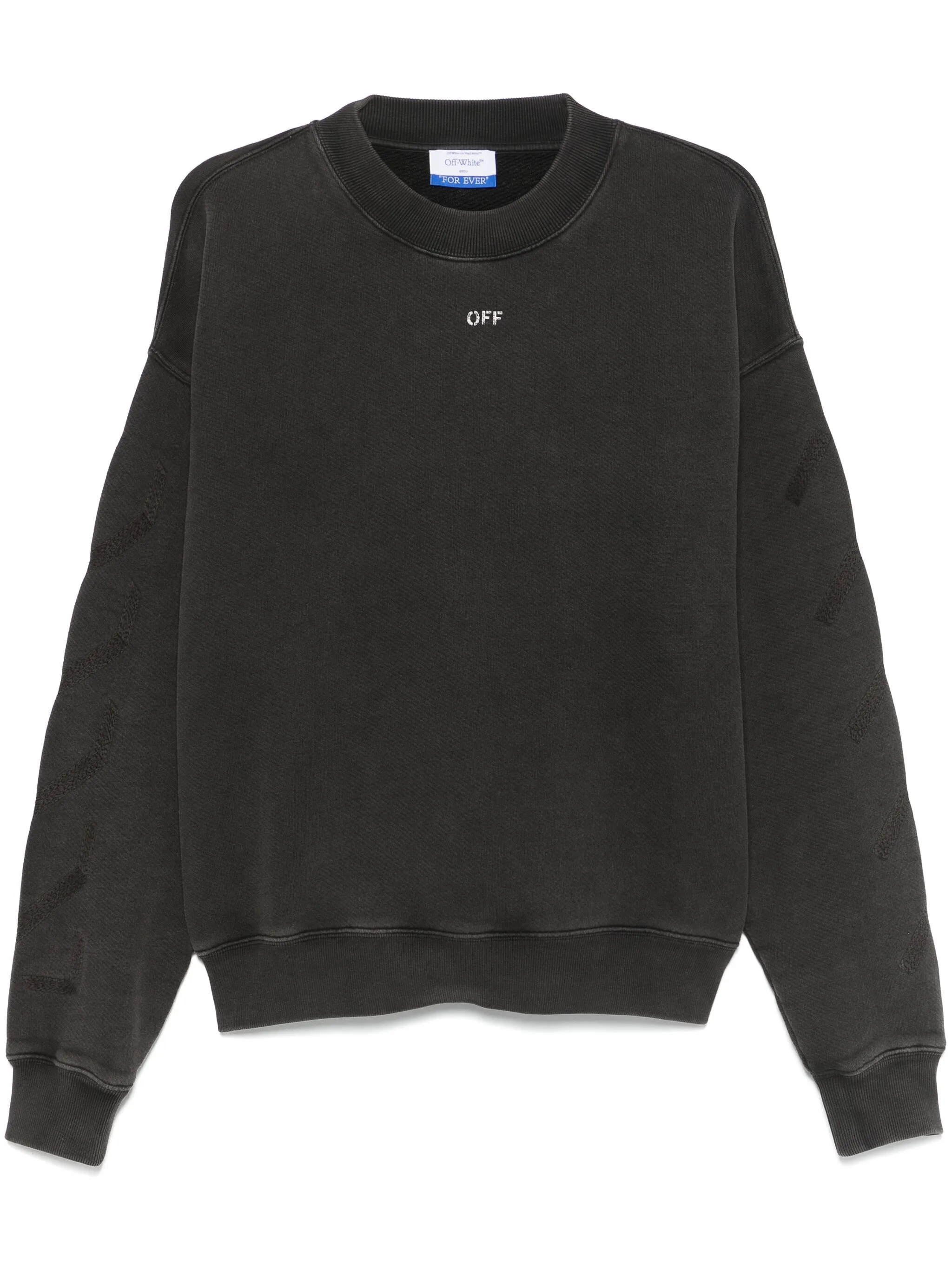 OFF WHITE - Men Bw S.Matthew Skate Crewneck Sweatshirt - 5