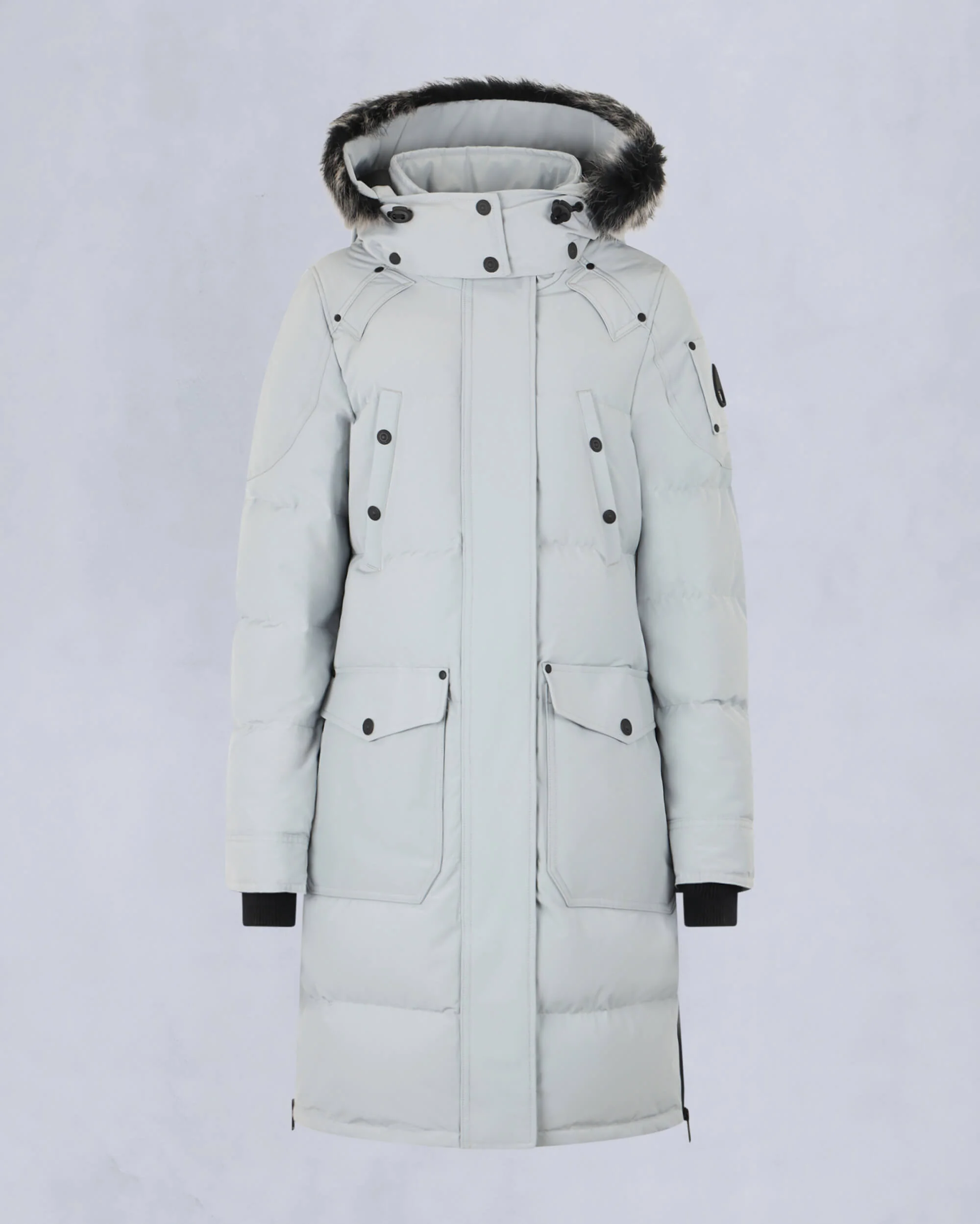 ONYX SHEARLING CAUSAPSCAL PARKA - 1
