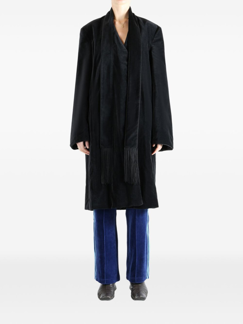 TOTEME scarf-collar coat outlook