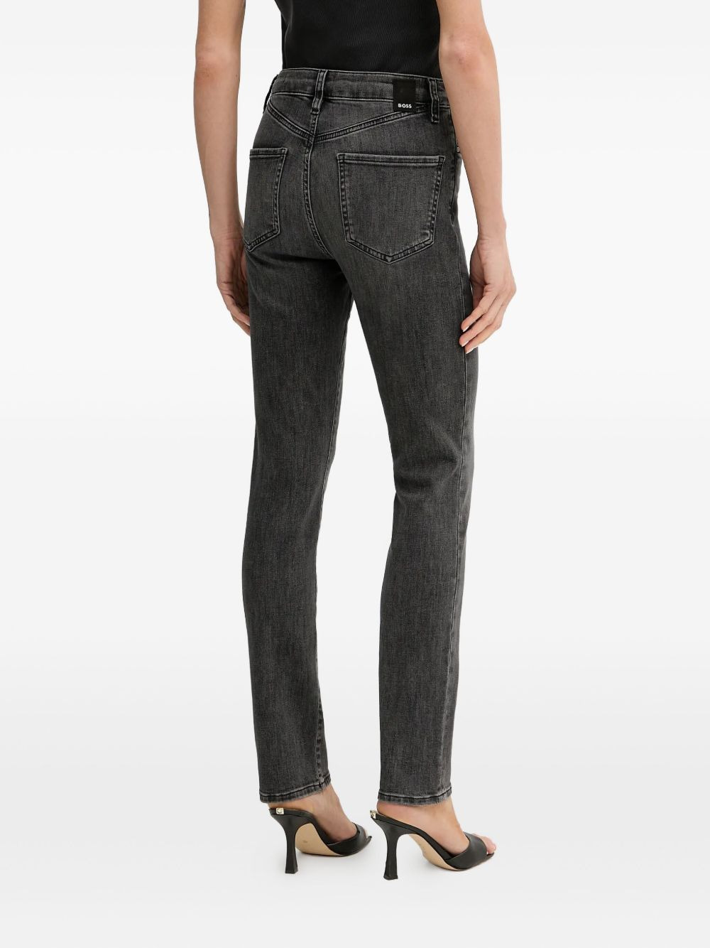 logo-patch jeans - 3