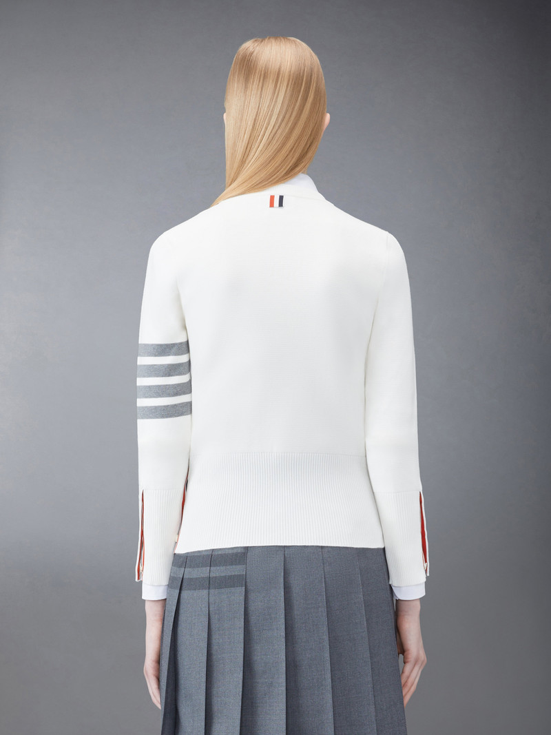 Thom Browne COTTON CREPE MILANO STITCH 4-BAR CLASSIC CREW NECK PULLOVER outlook