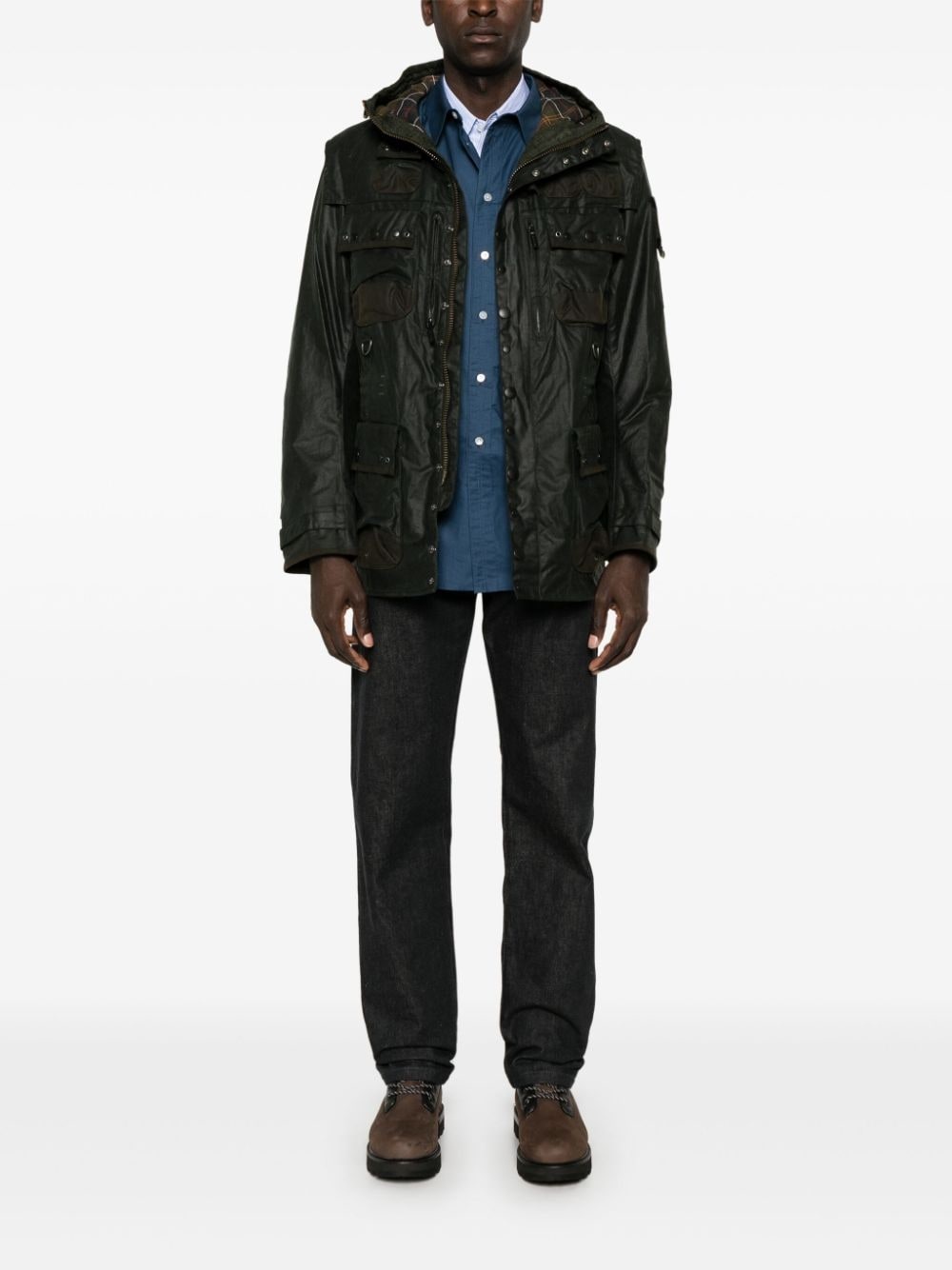 x TO KI TO waxed military jacket - 2