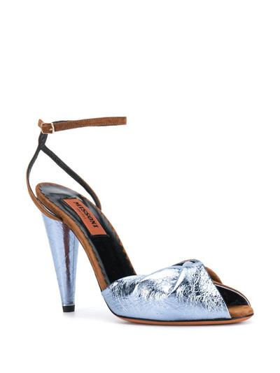 Missoni two-tone leather sandals outlook