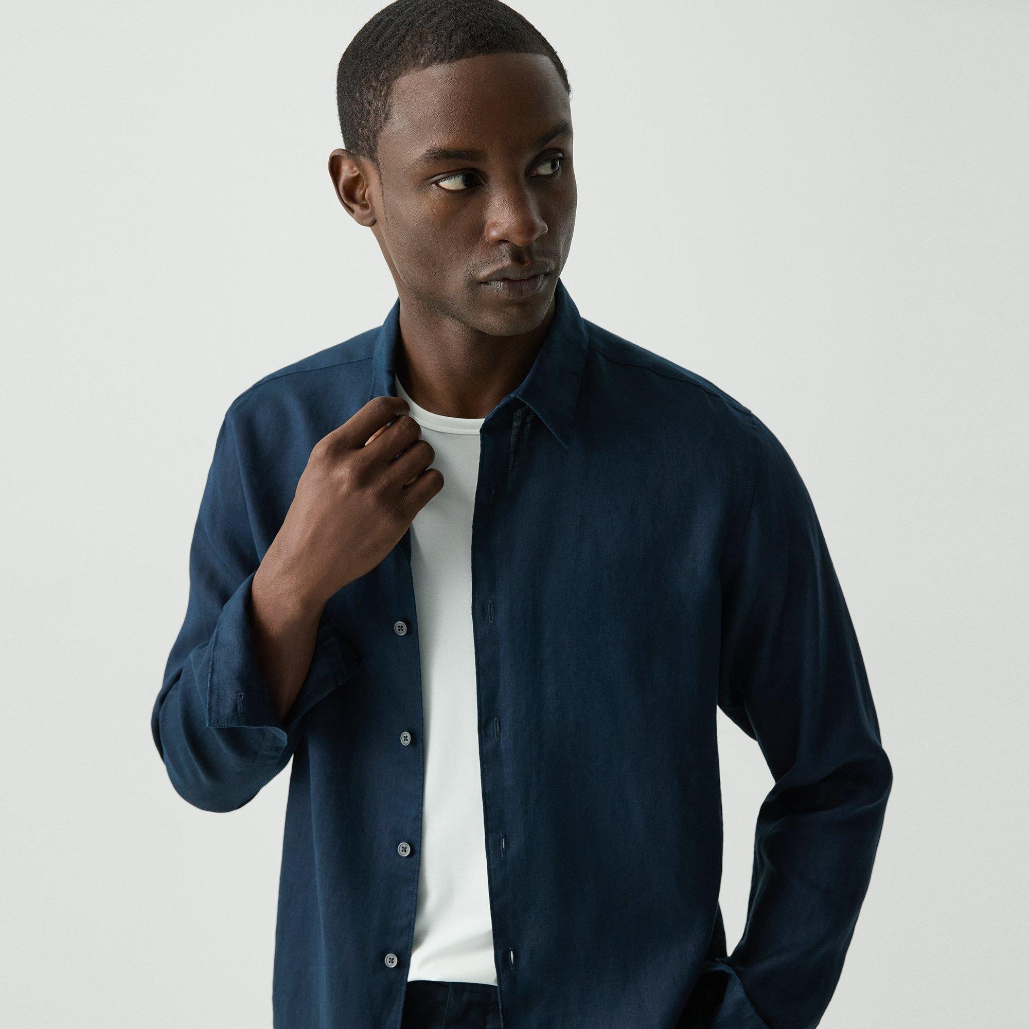 Irving Shirt in Relaxed Linen - 5