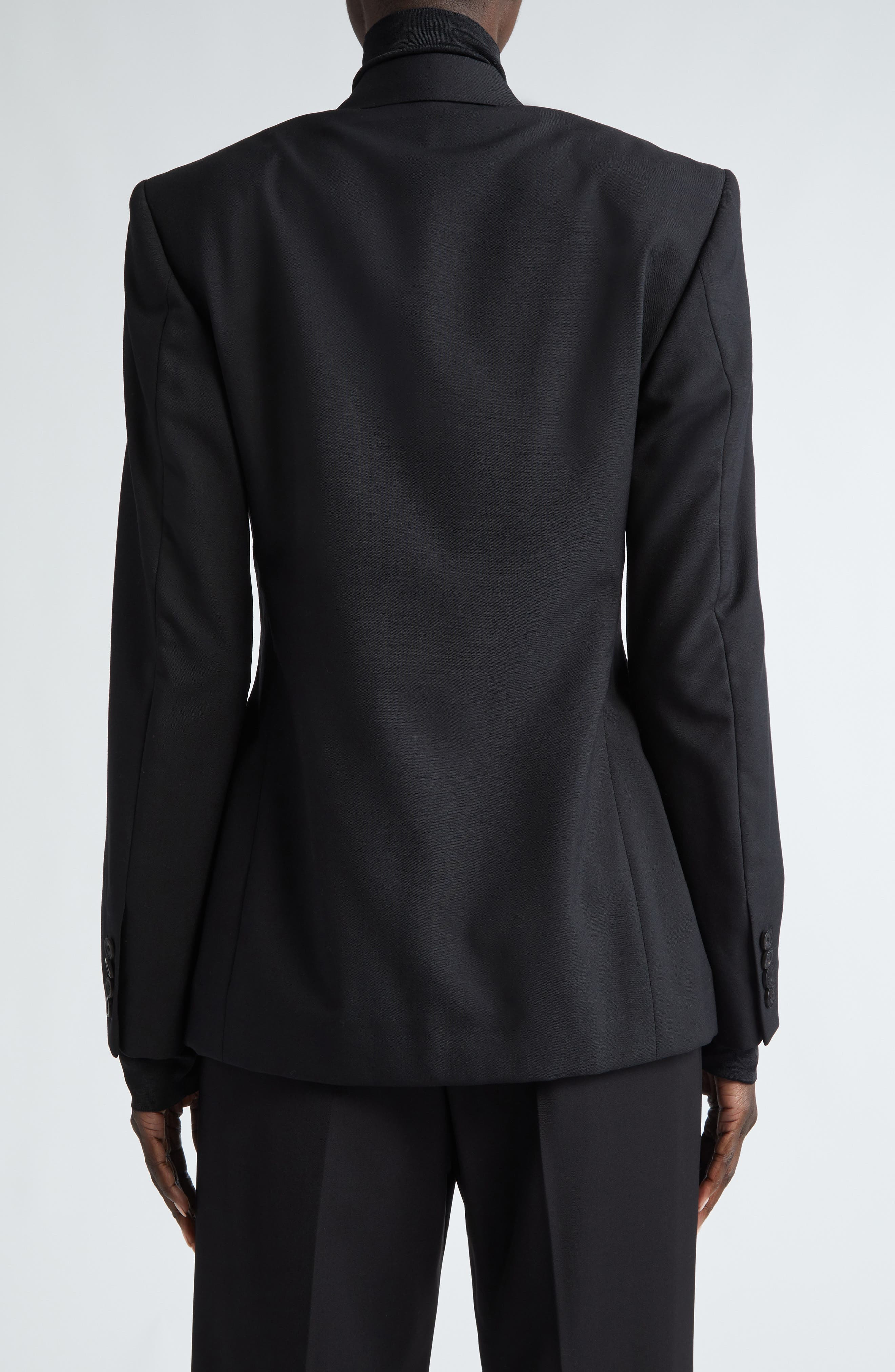 Tailored Wool Blazer - 3