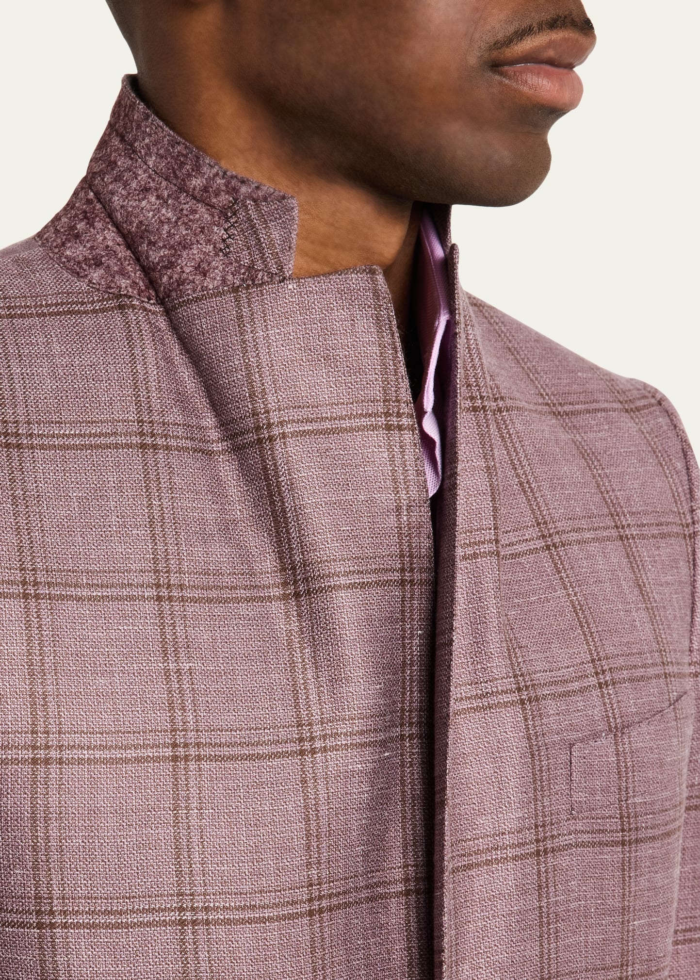 Men's Tonal Plaid Sport Coat - 6