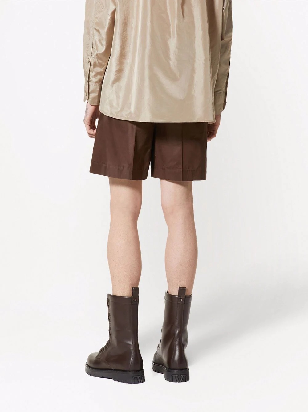 pressed-crease tailored shorts - 4