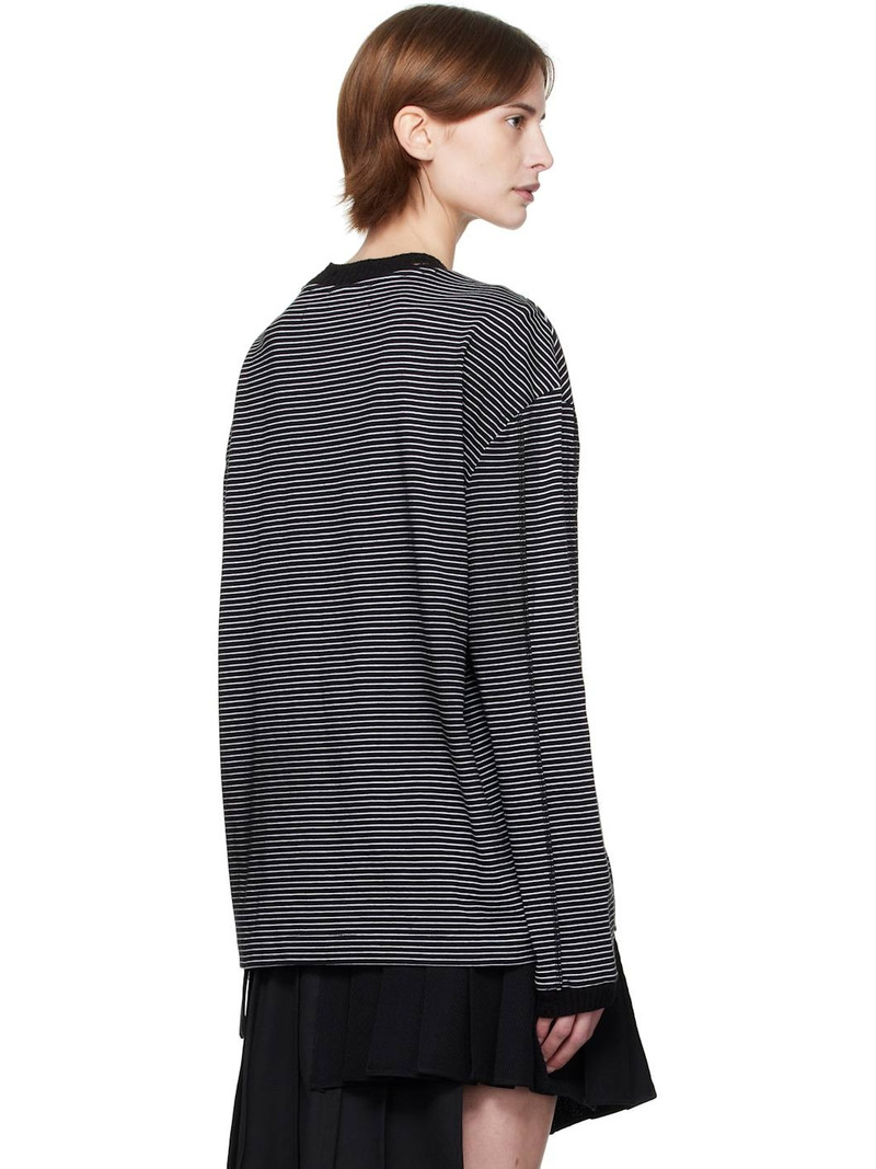 Black & White Kurt Stripe T-Shirt 3