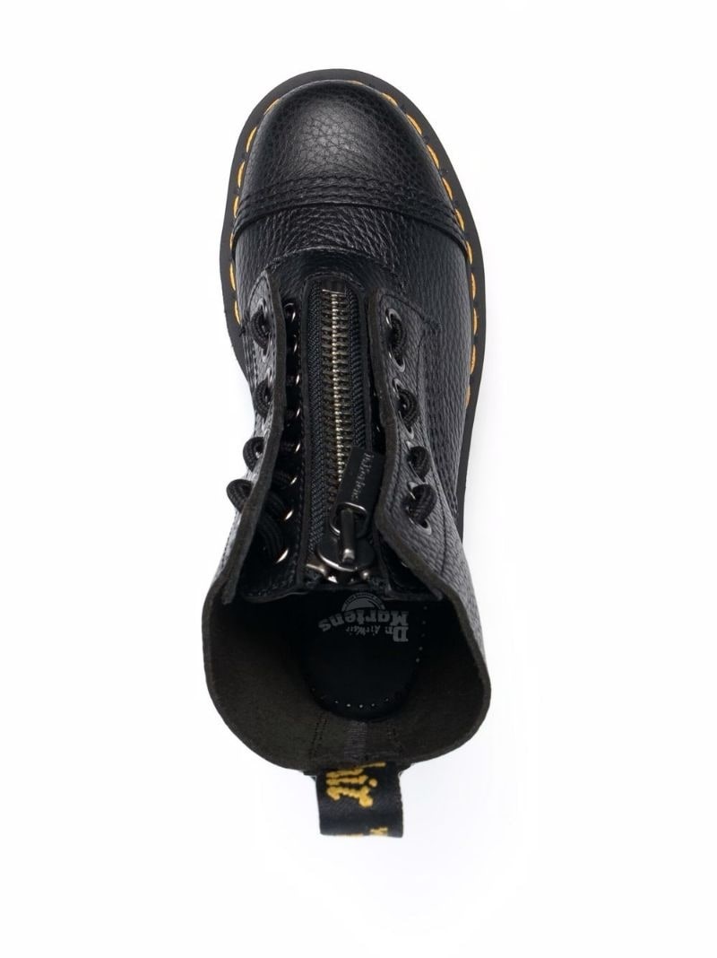 Sinclair leather platform boots - 4