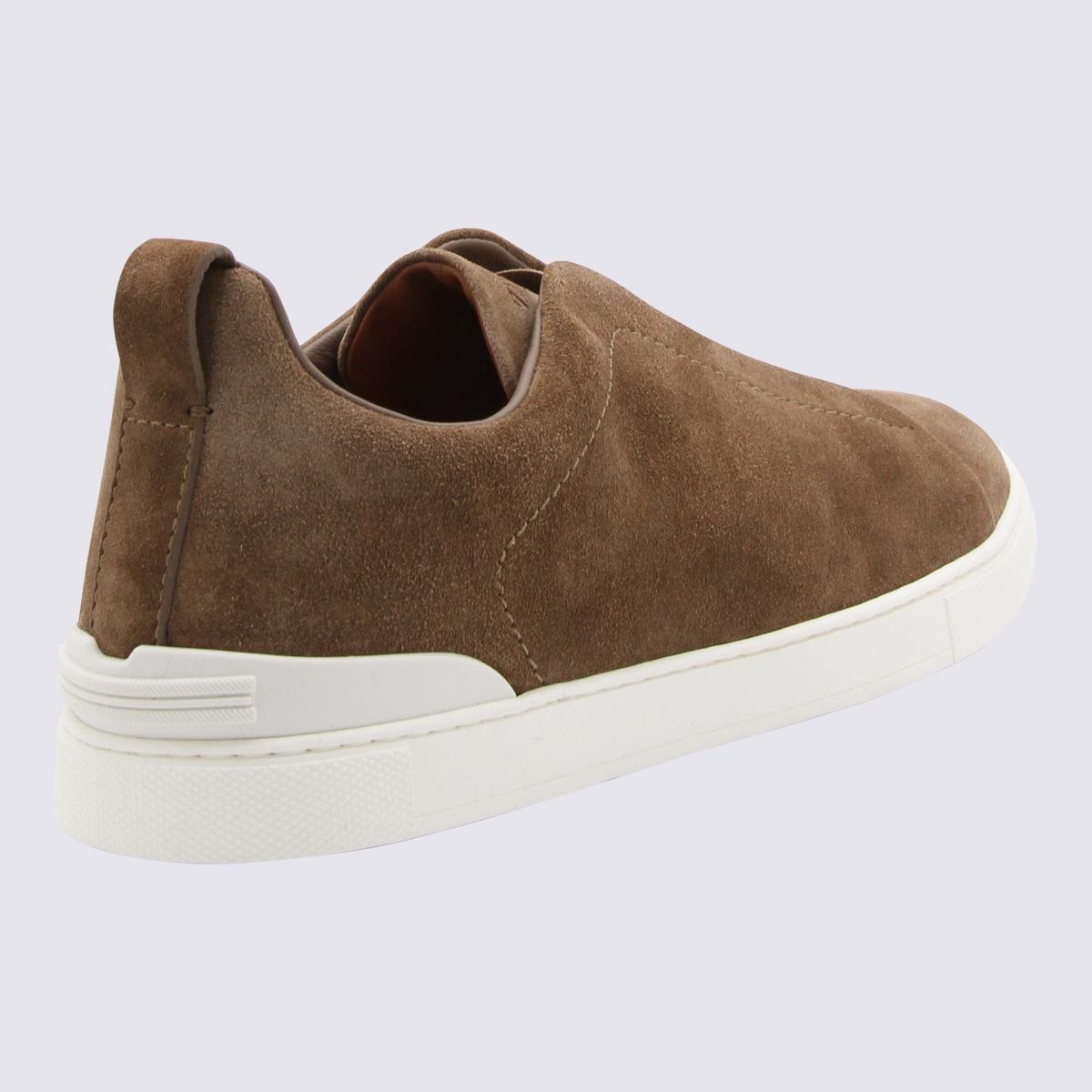 ZEGNA SNEAKERS BEIGE - 3