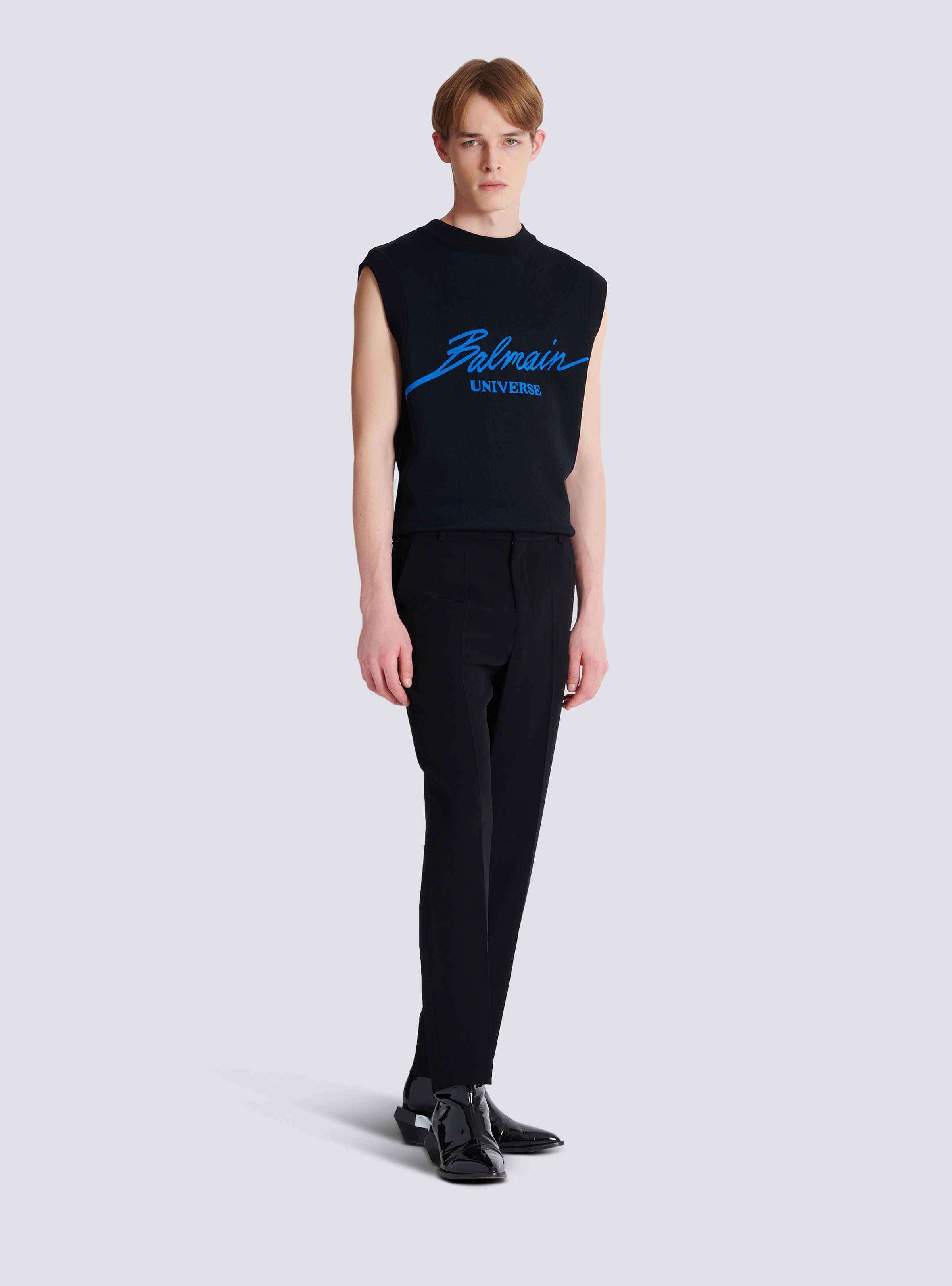 Crepe straight-leg trousers - 3