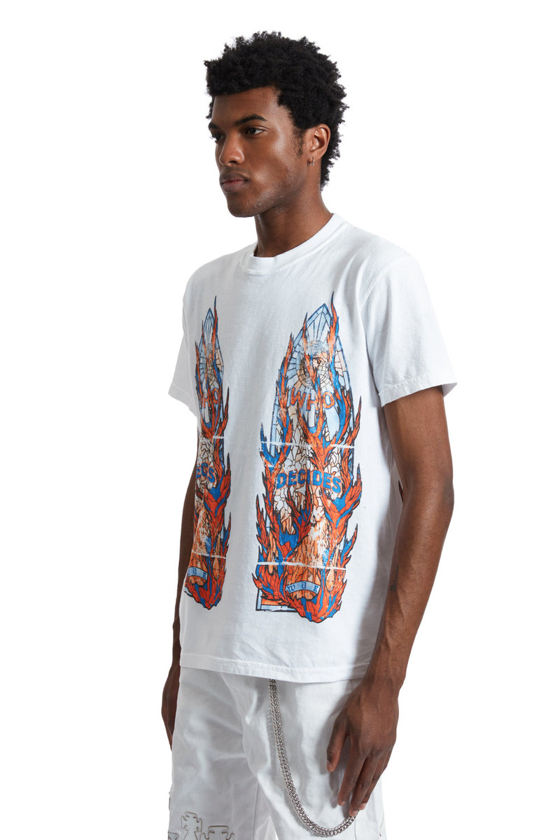 NYC Flame Glass T Shirt 5