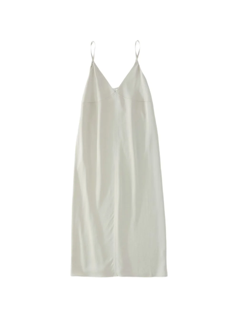 seam V-neck dress - 1
