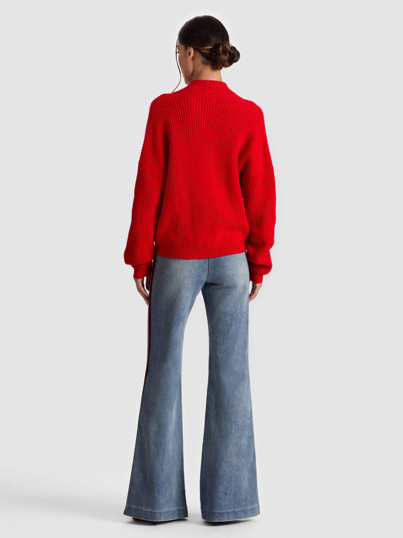 Alice + Olivia HOLDEN FOLDBACK CARDIGAN outlook
