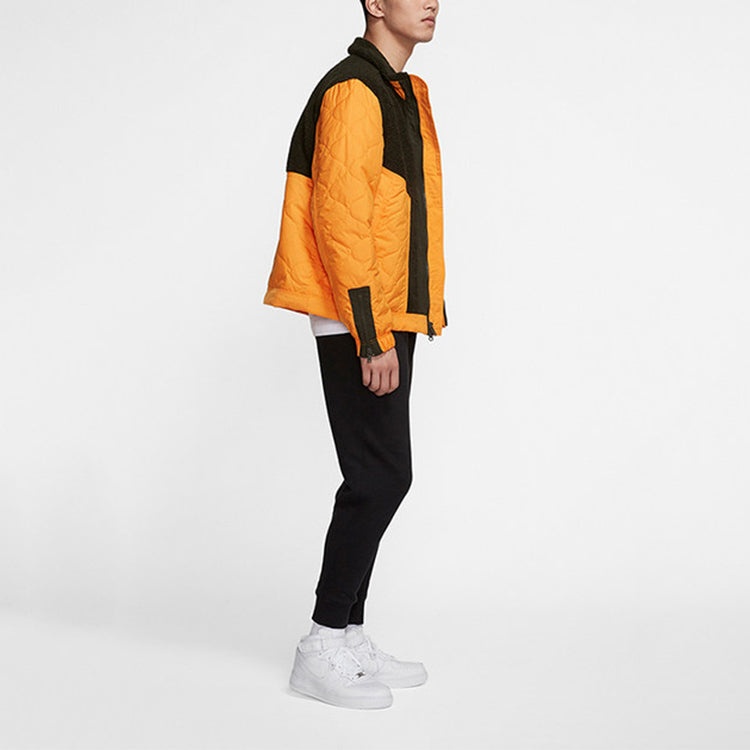 Nike Sportswear Synthetic-Fill Sports Jacket Gold Yellow Goldyellow BV4583-886 - 2