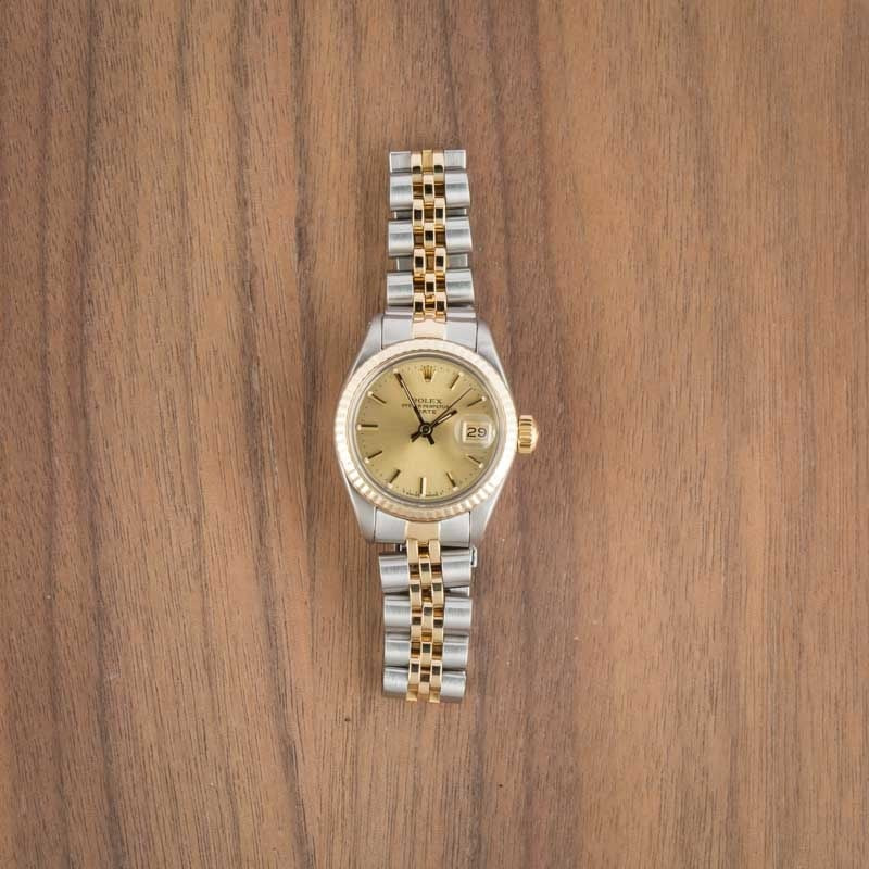 Used Rolex Lady Date 6917 Champagne Dial - 6