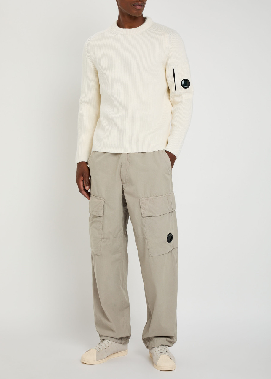 C.P. Company Lens Ribbed Cotton-blend Jumper - 4