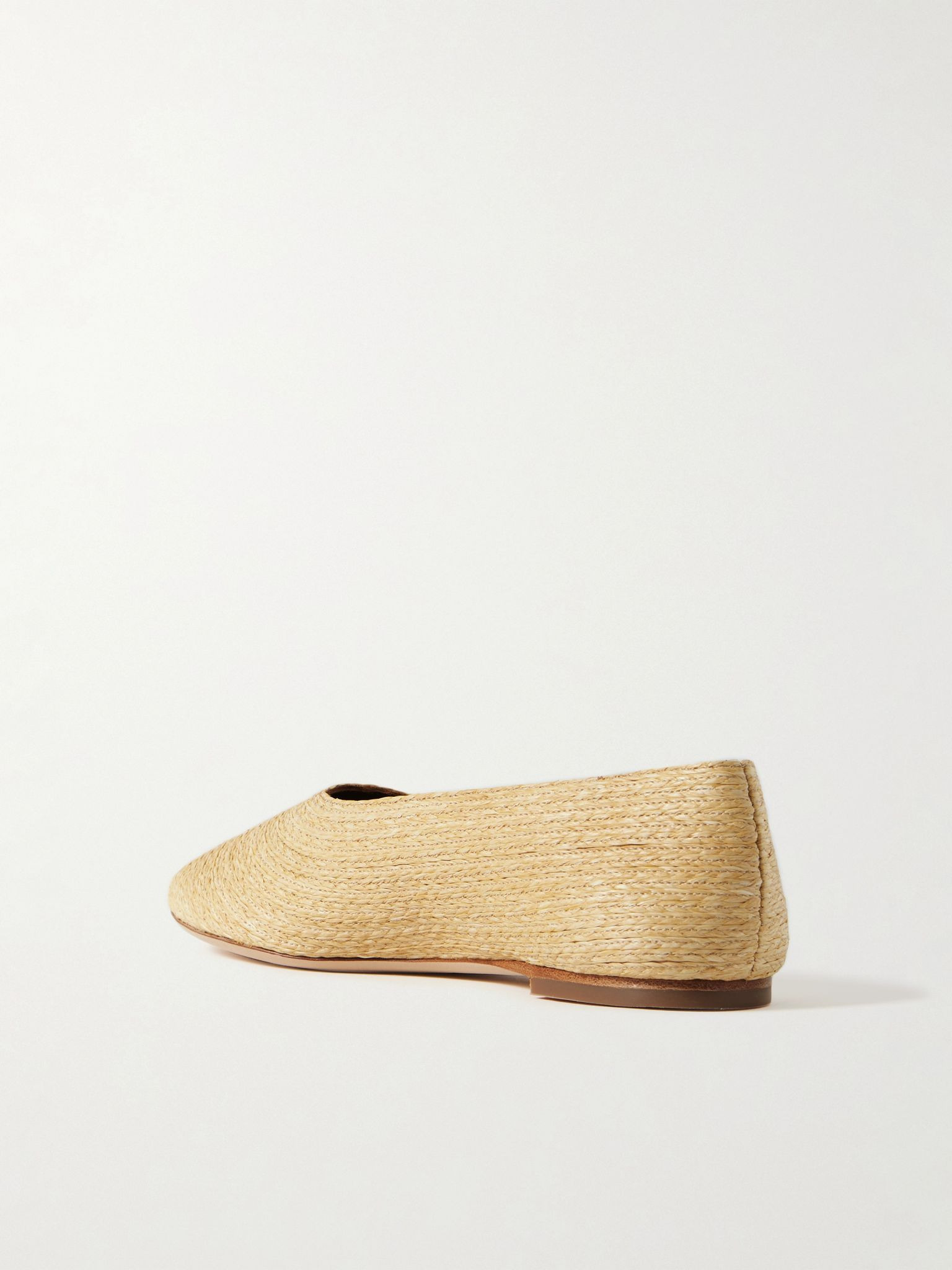 Alba raffia ballet flats Beige - 3