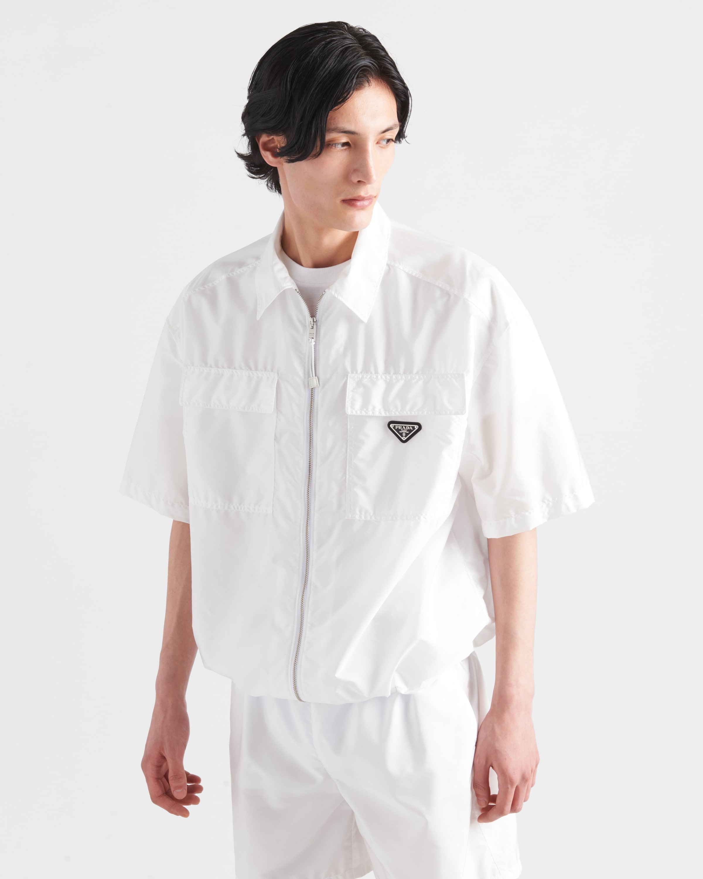 Short-sleeve light Re-Nylon shirt - 4