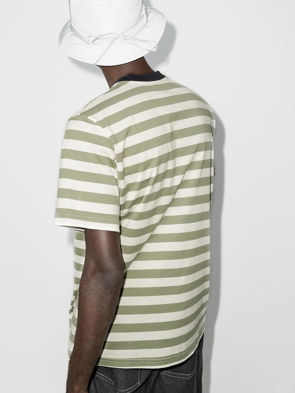 logo-print horizontal-stripe T-shirt - 3