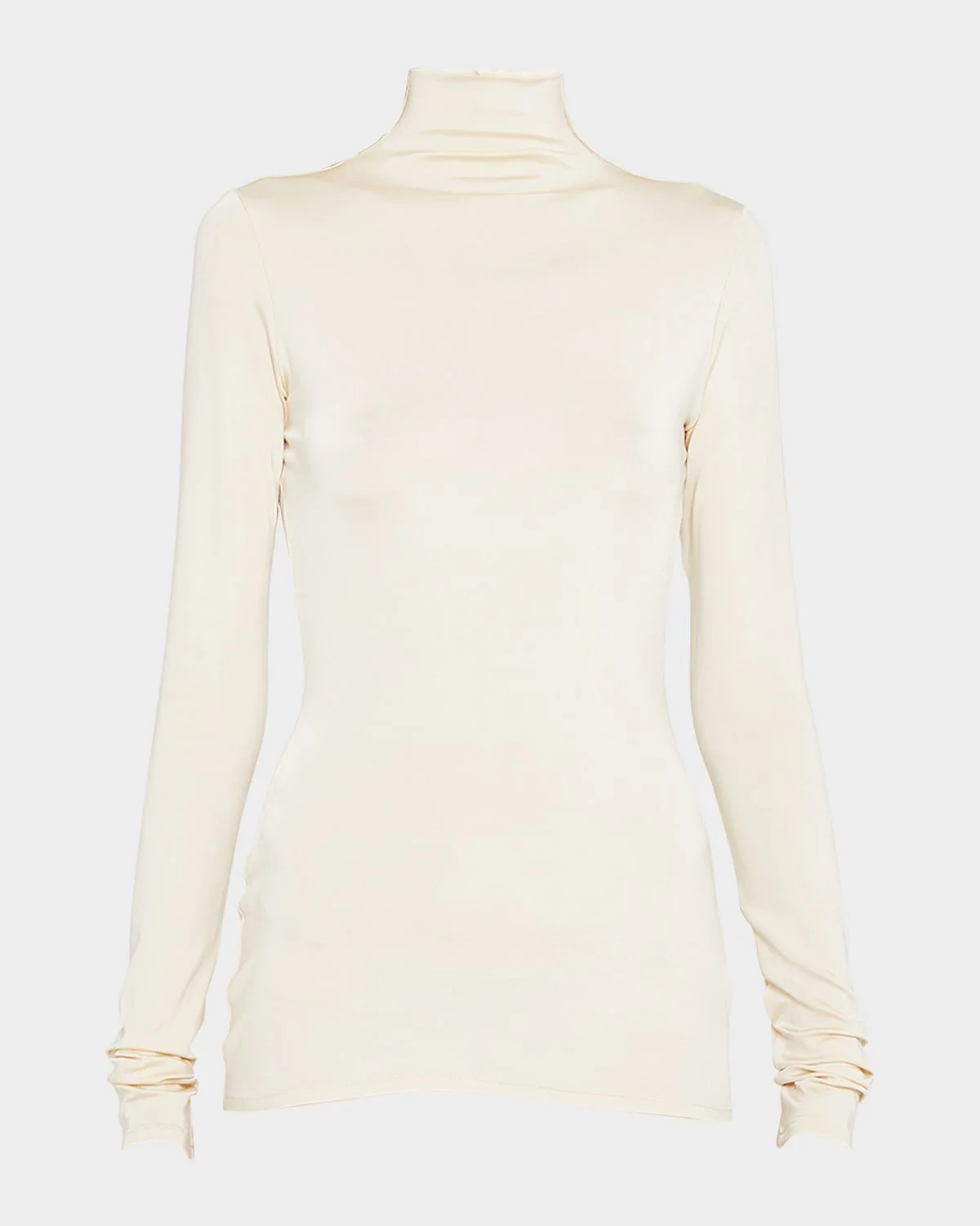 Noor Turtleneck Stretch-Knit Top - 1