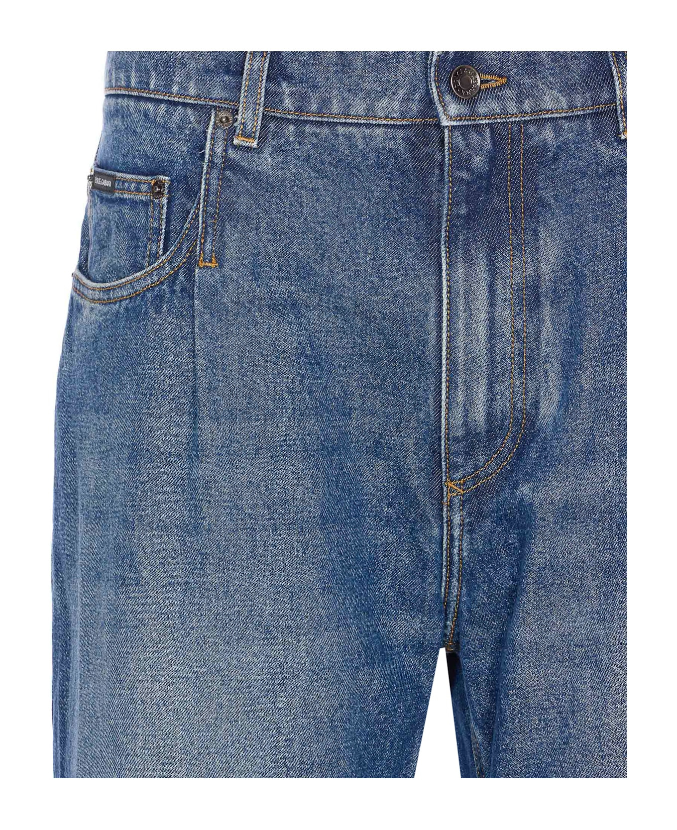 Plaque Logo Jeans - 4