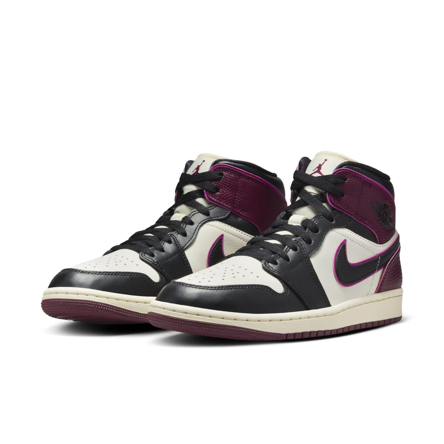 (WMNS) Air Jordan 1 Mid SE 'Bordeaux'  FQ7818-101 - 2