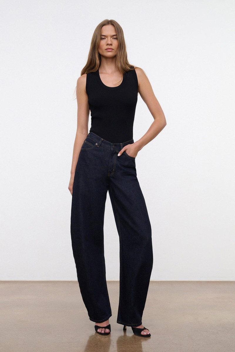STAUD STAUD JACKSON BARREL JEAN INDIGO outlook