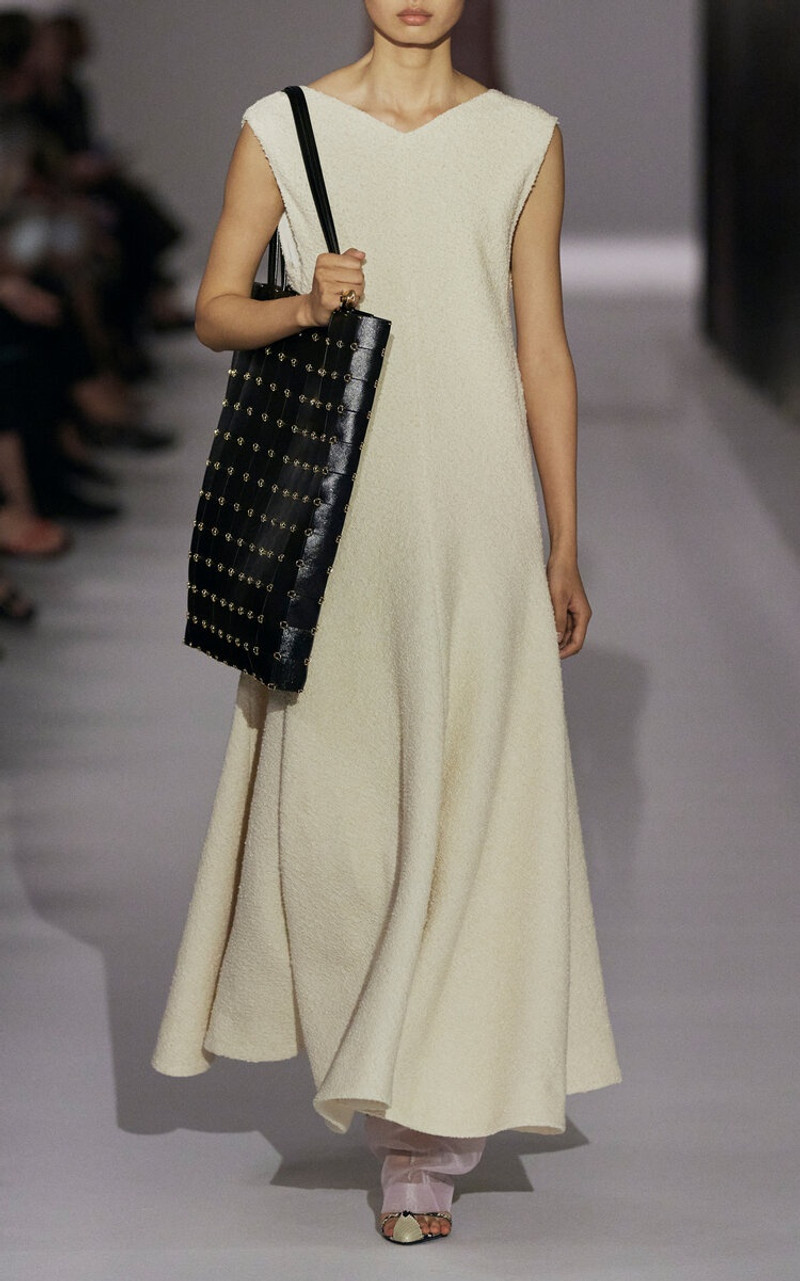 KHAITE Bella T-Strap Python-Effect Leather Sandals python outlook