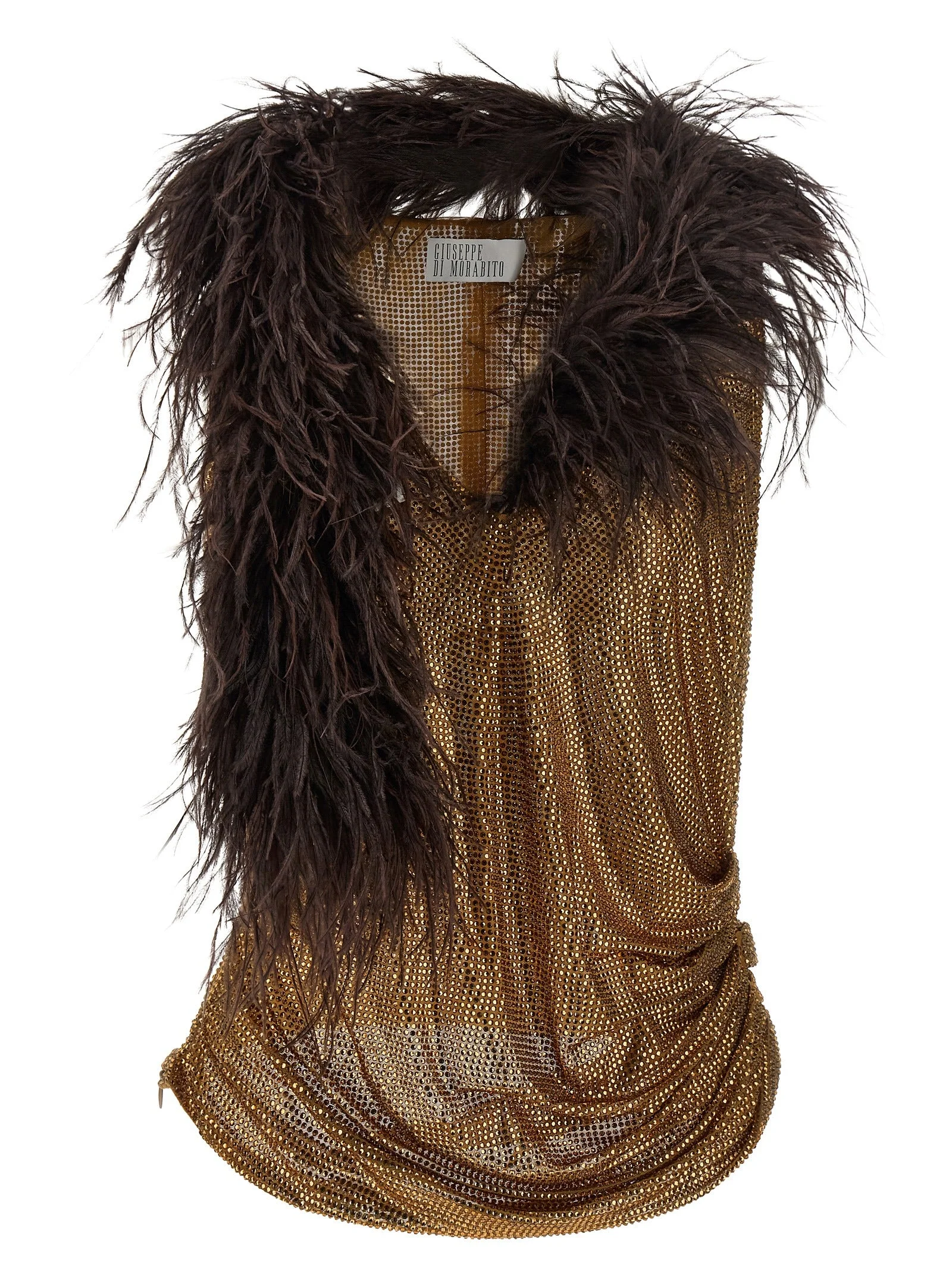 Giuseppe Di Morabito Women Mesh And Feather Top - 1