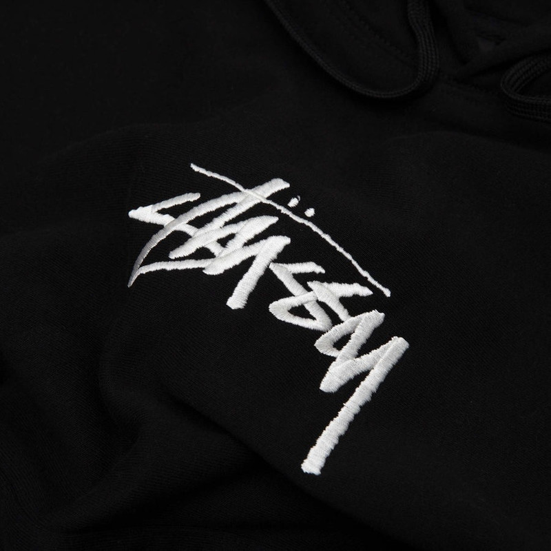 Stüssy STOCK LOGO APPLIQUE HOODY outlook