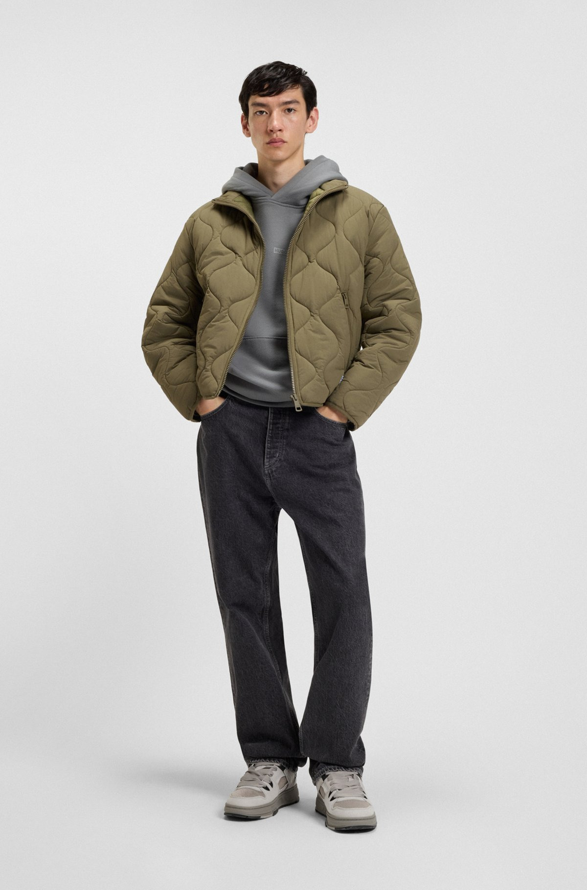 WATER-REPELLENT JACKET WITH ONION QUILTING - 3