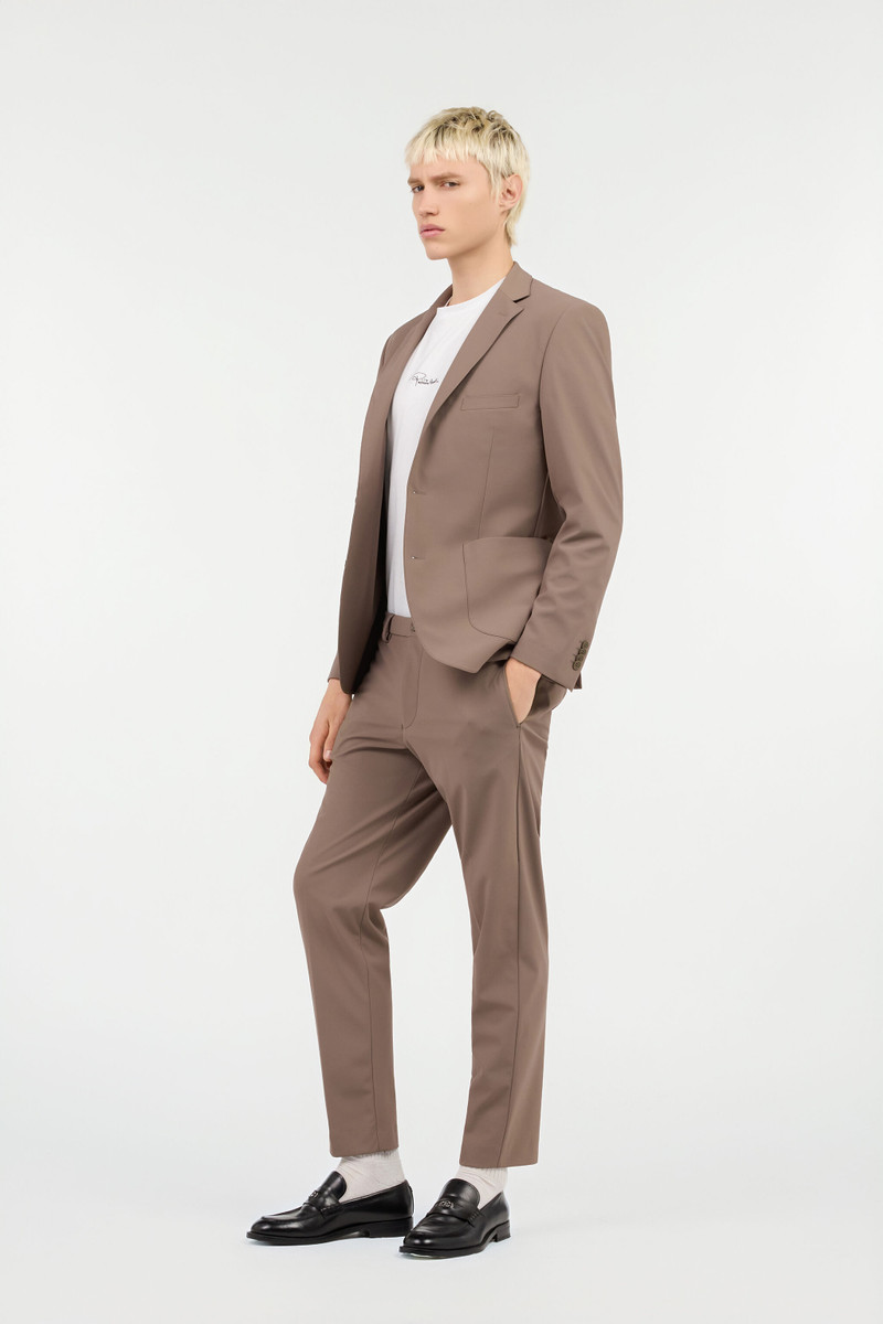Roberto Cavalli Taupe Single-Breasted Suit outlook