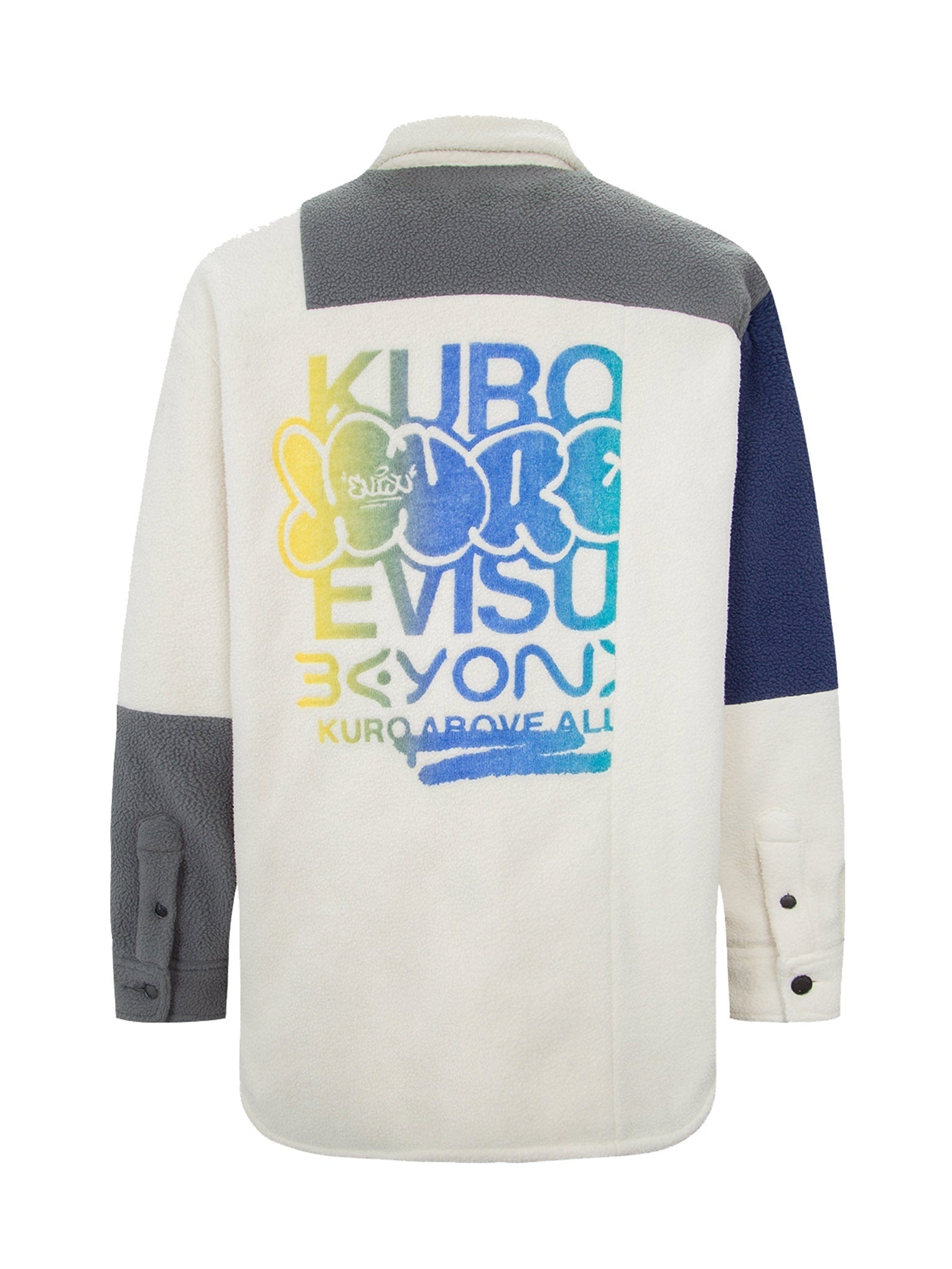 Colorblock Fleece Shirt Jacket - 10