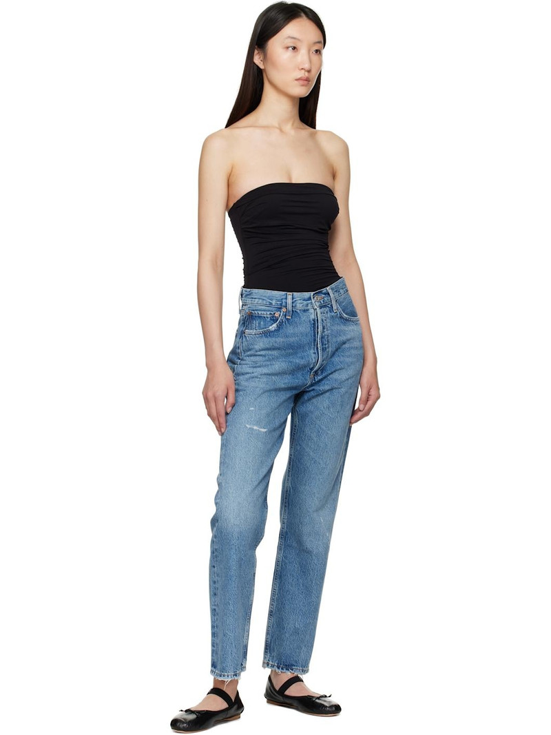AGOLDE Blue 90's Mid Rise Straight Jeans outlook