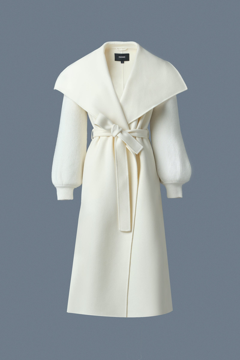 MAI-NV Double-Face Wool Wrap Coat 1