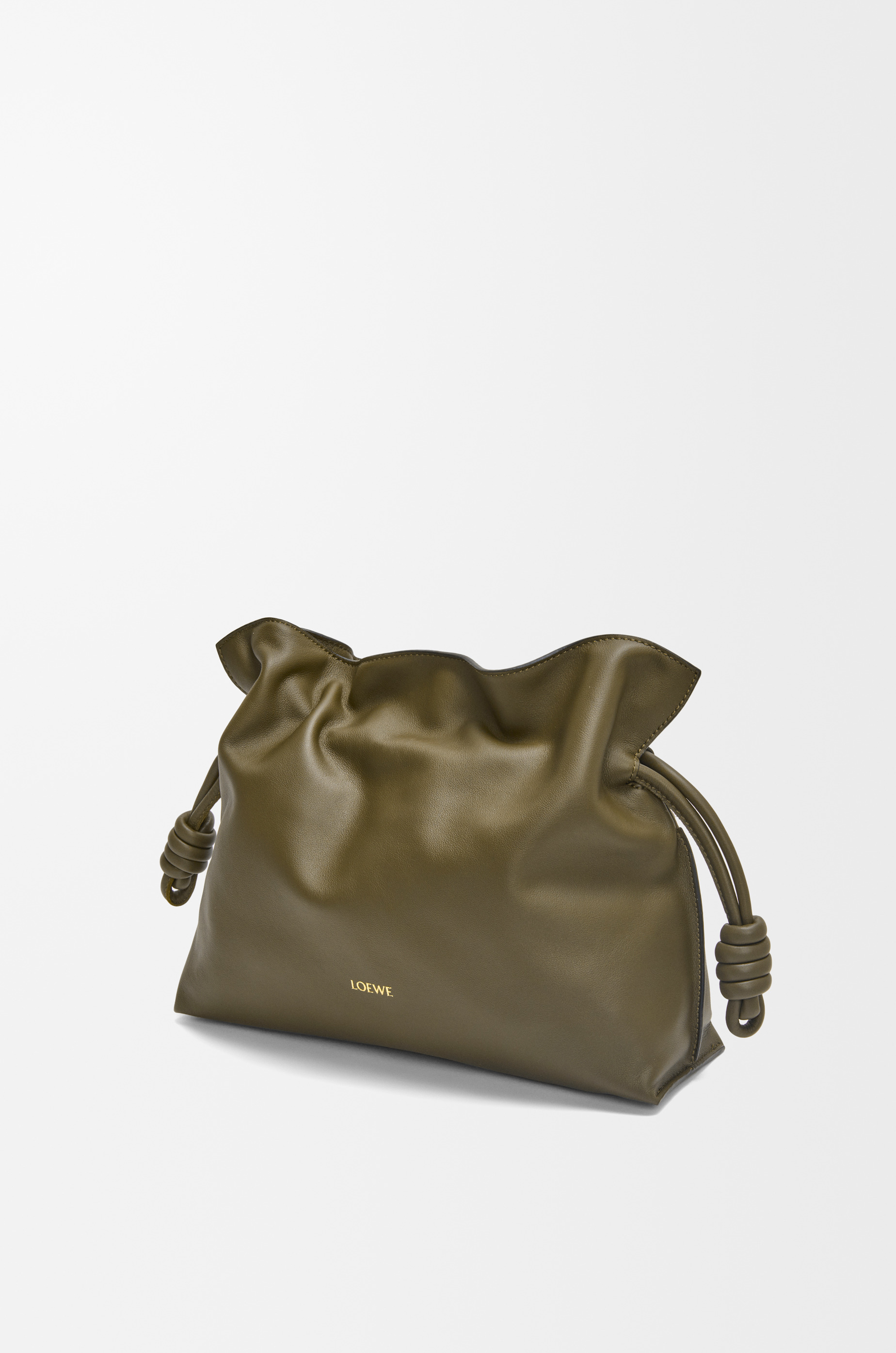 Medium Flamenco clutch in nappa calfskin - 4