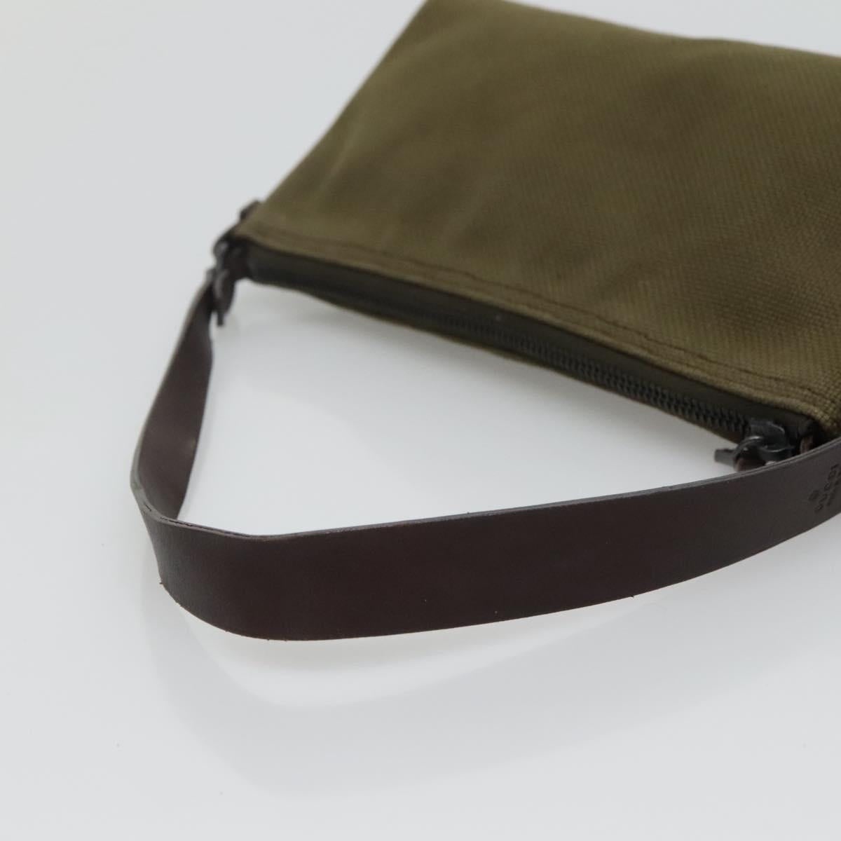GUCCI Hand Bag Canvas Leather Khaki - 7